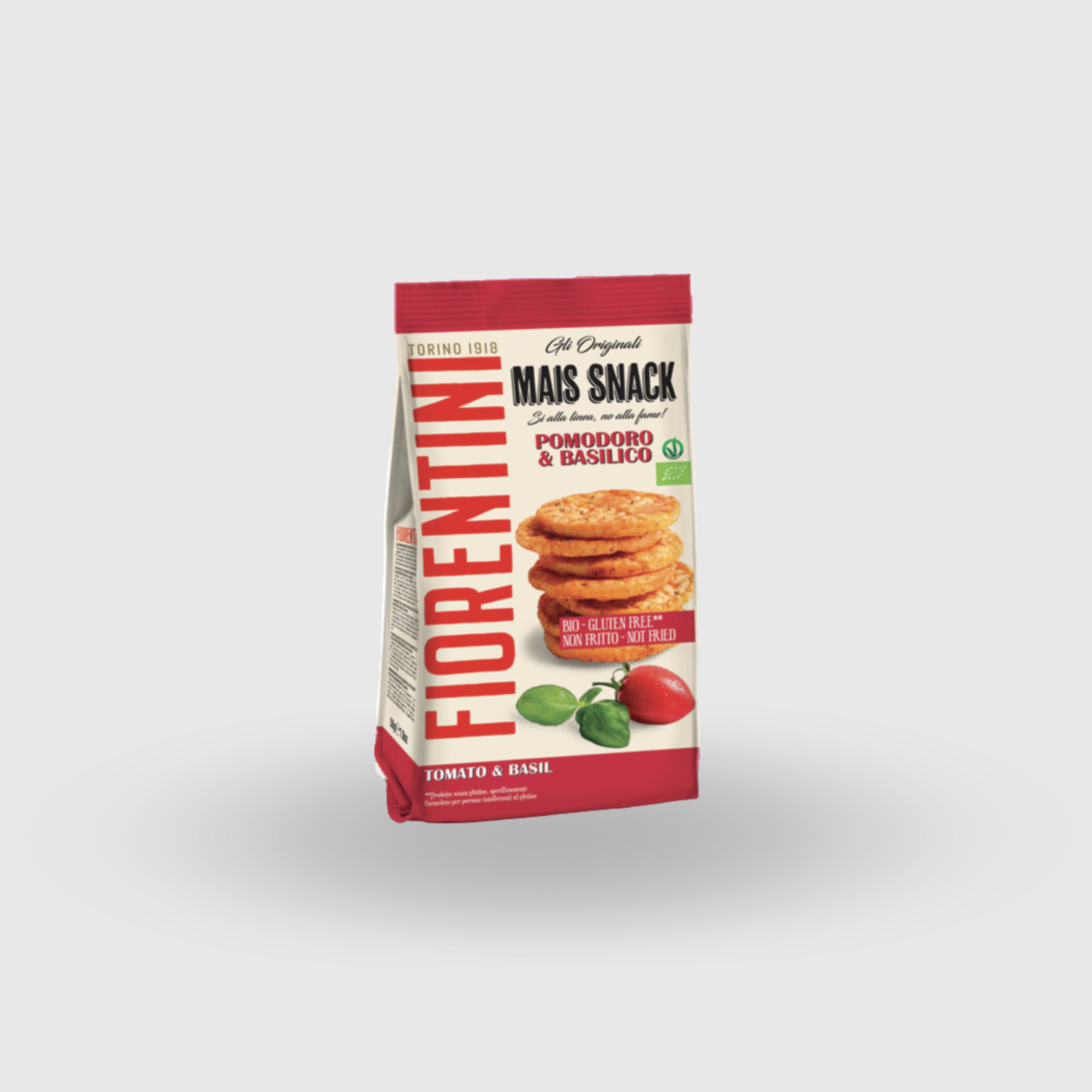 Mini crackers Bio Mais snack tomates et basilic 50g sans gluten 