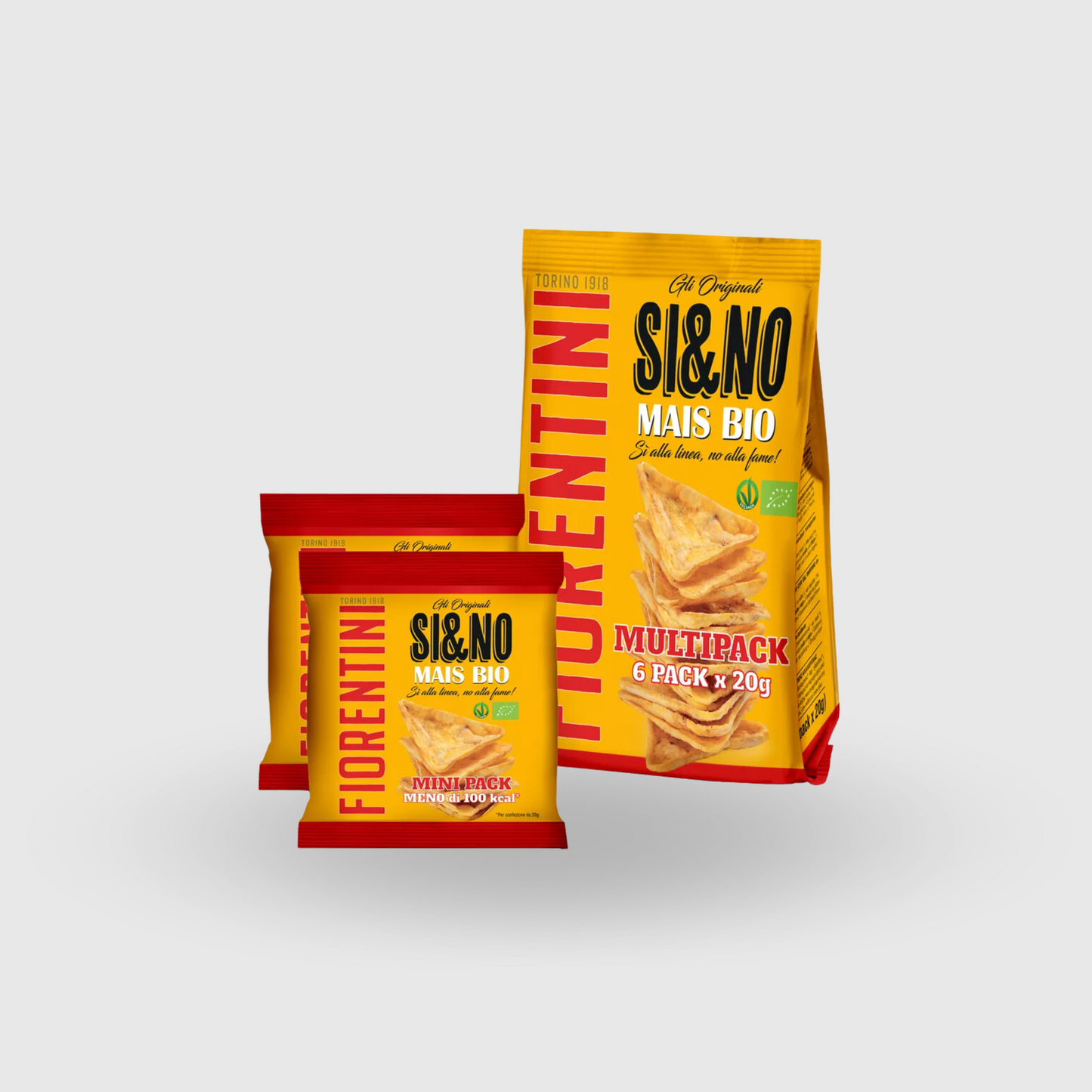Si&no mini Gallette Bio Mais Multipack 120G (6X20G) senza glutine