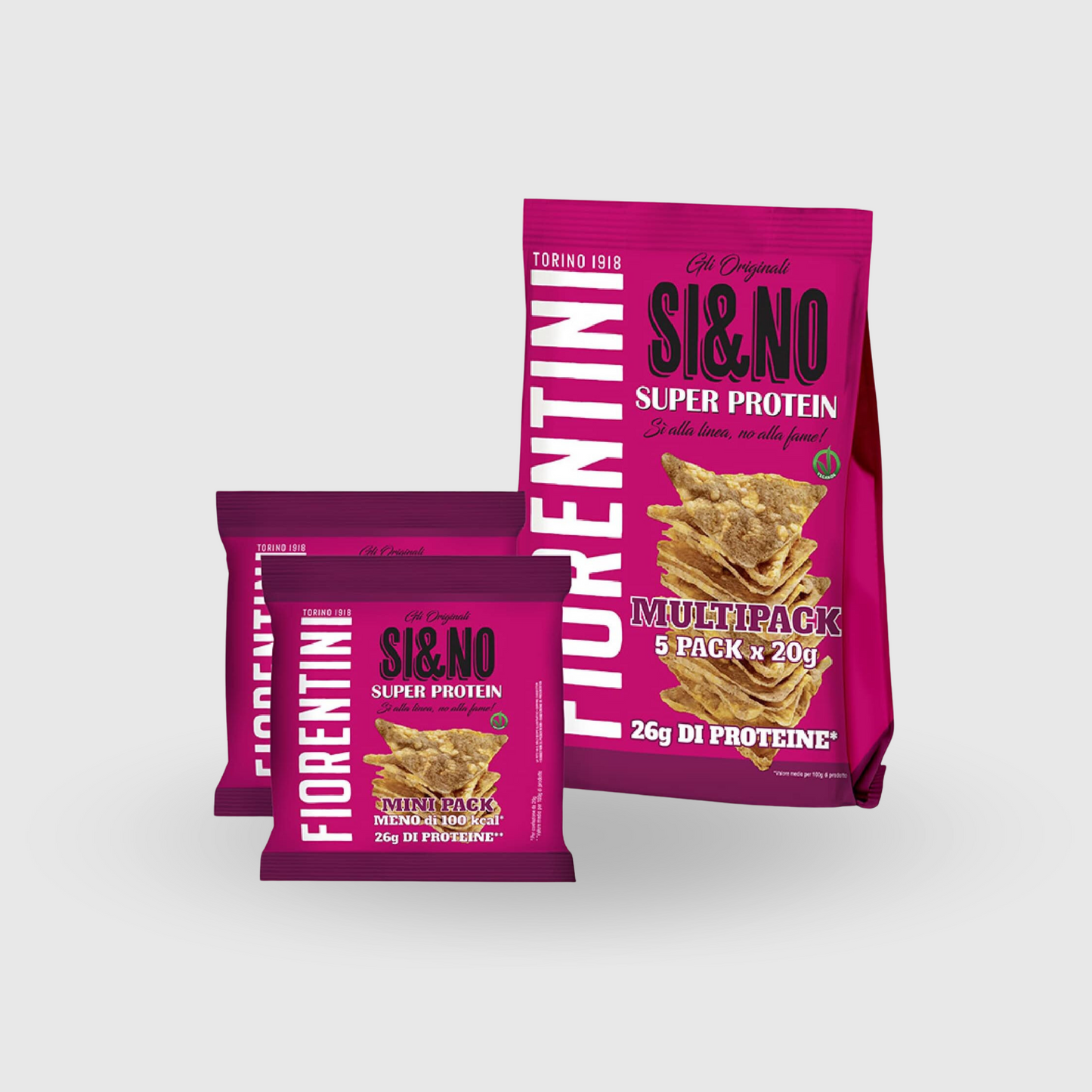 Si&no mini Gallette Multipack 5x20g Super Protein senza glutine