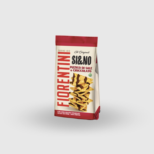 Si&no mini Gallette di Mais con un Pizzico di sale e Cioccolato 80g senza glutine