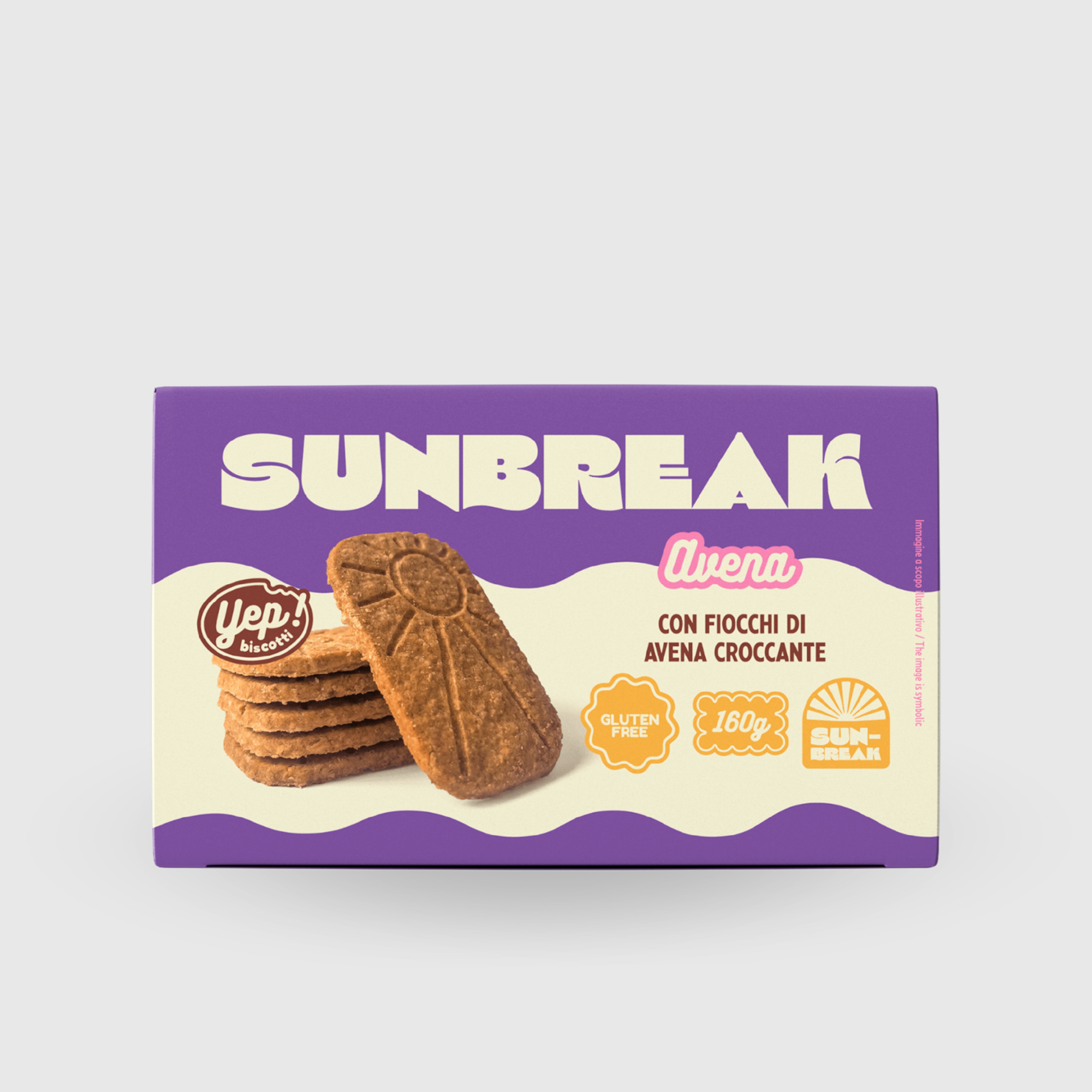 Biscotti Sunbreak Avena Senza Glutine Vegani Yep! 160g