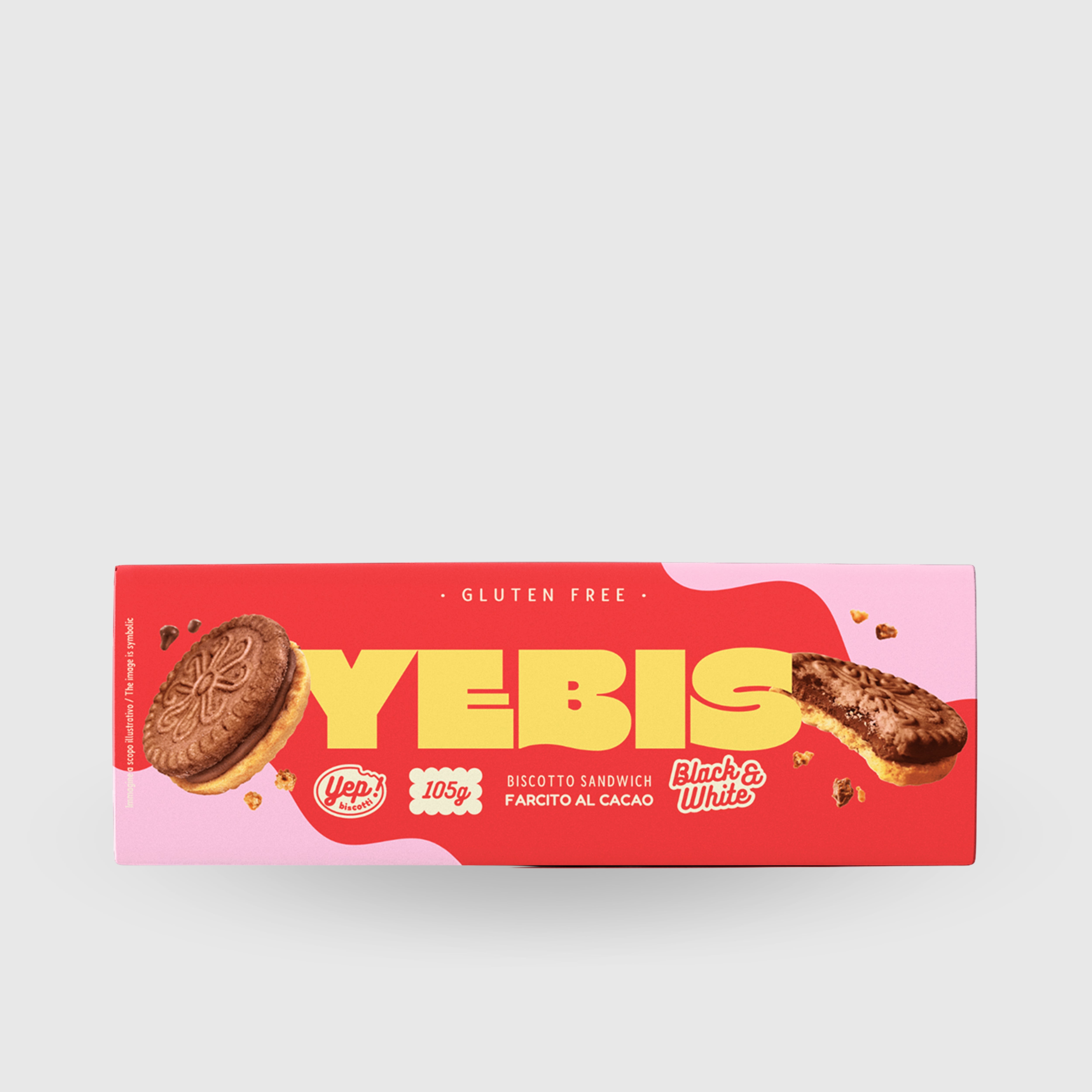Biscotti Yebis Black & White Senza Glutine Vegani Yep! 105g