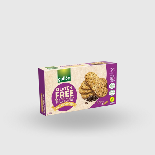 Gullón Cookies with Oats and Chocolate Drops Gluten Free 220g