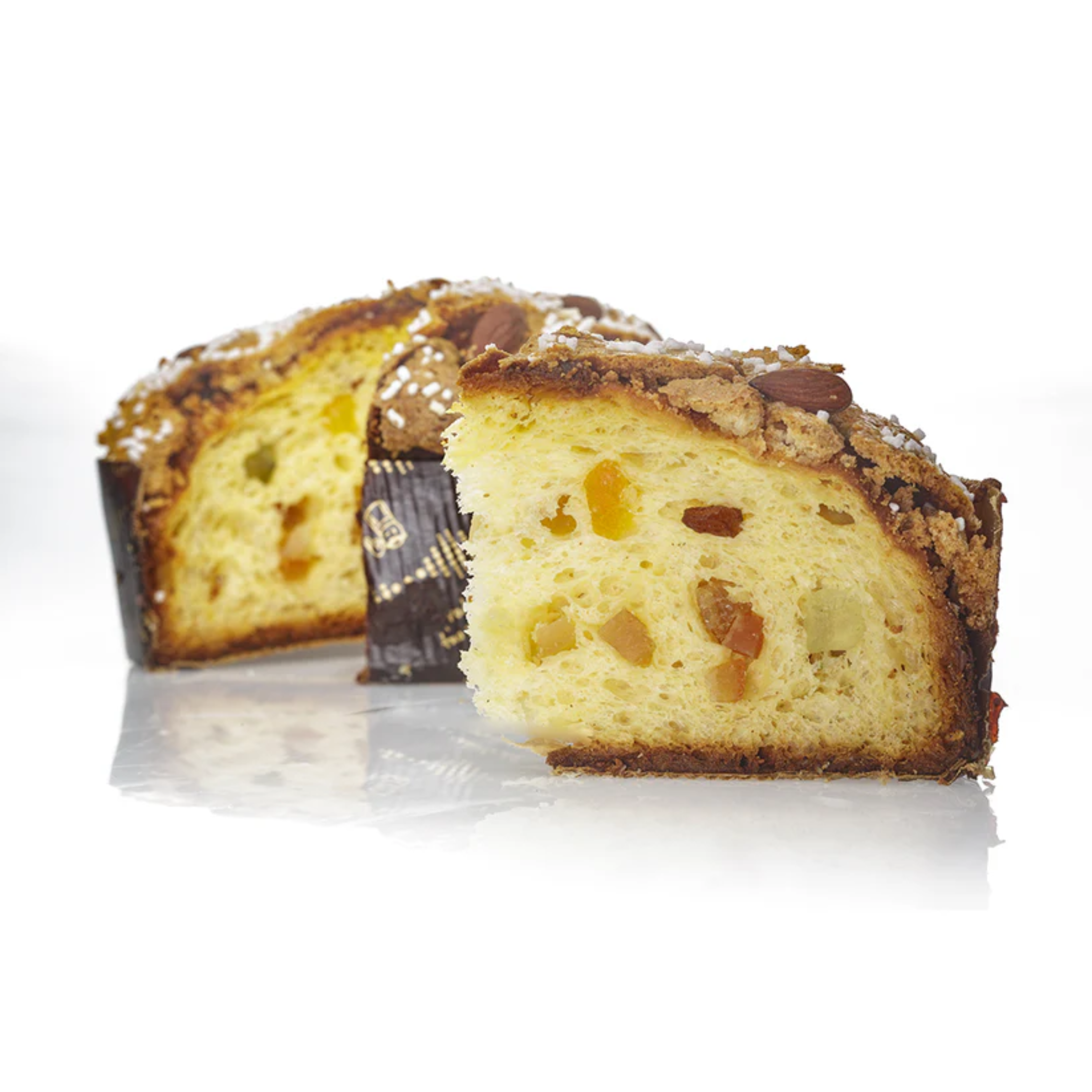 Classic Artisan Panettone with Raisins and Candied Fruit, Gluten-Free and Lactose-Free, Cuneo Pastry Shop, 500g
