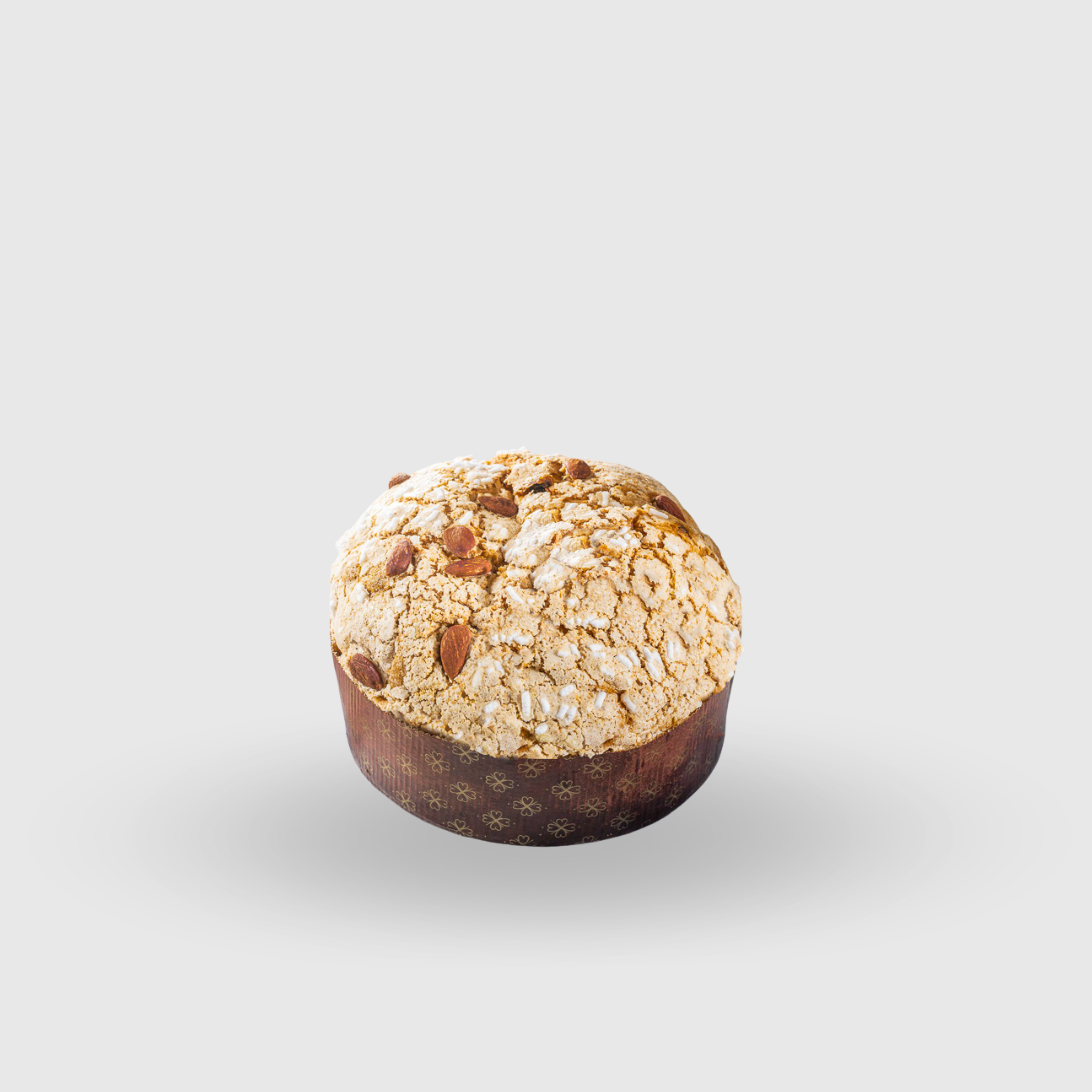 Klassischer Handgemachter Panettone mit Rosinen und Kandierten Früchten Glutenfrei und Laktosefrei Konditorei Cuneo 500g