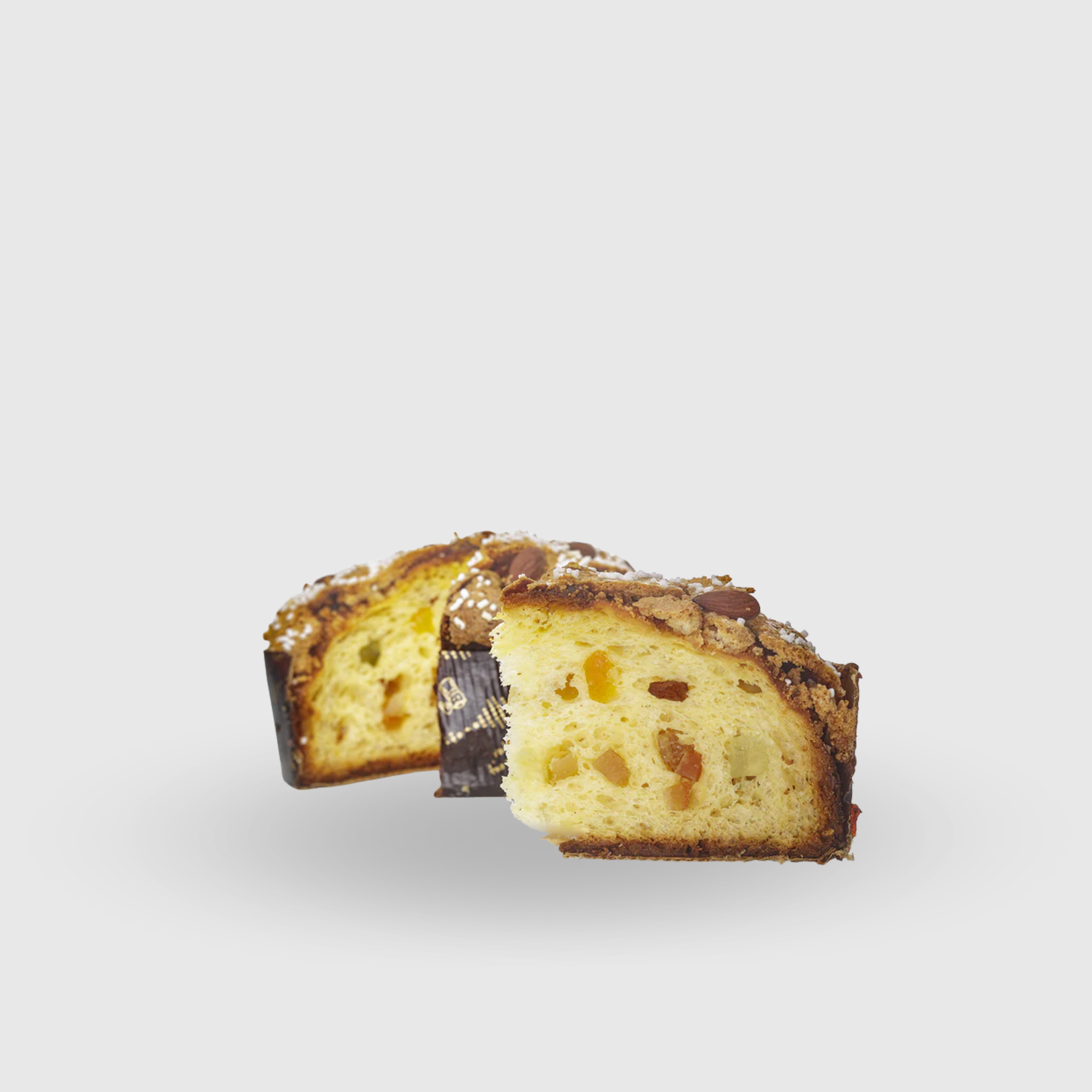 Klassischer Handgemachter Panettone mit Rosinen und Kandierten Früchten Glutenfrei und Laktosefrei Konditorei Cuneo 500g