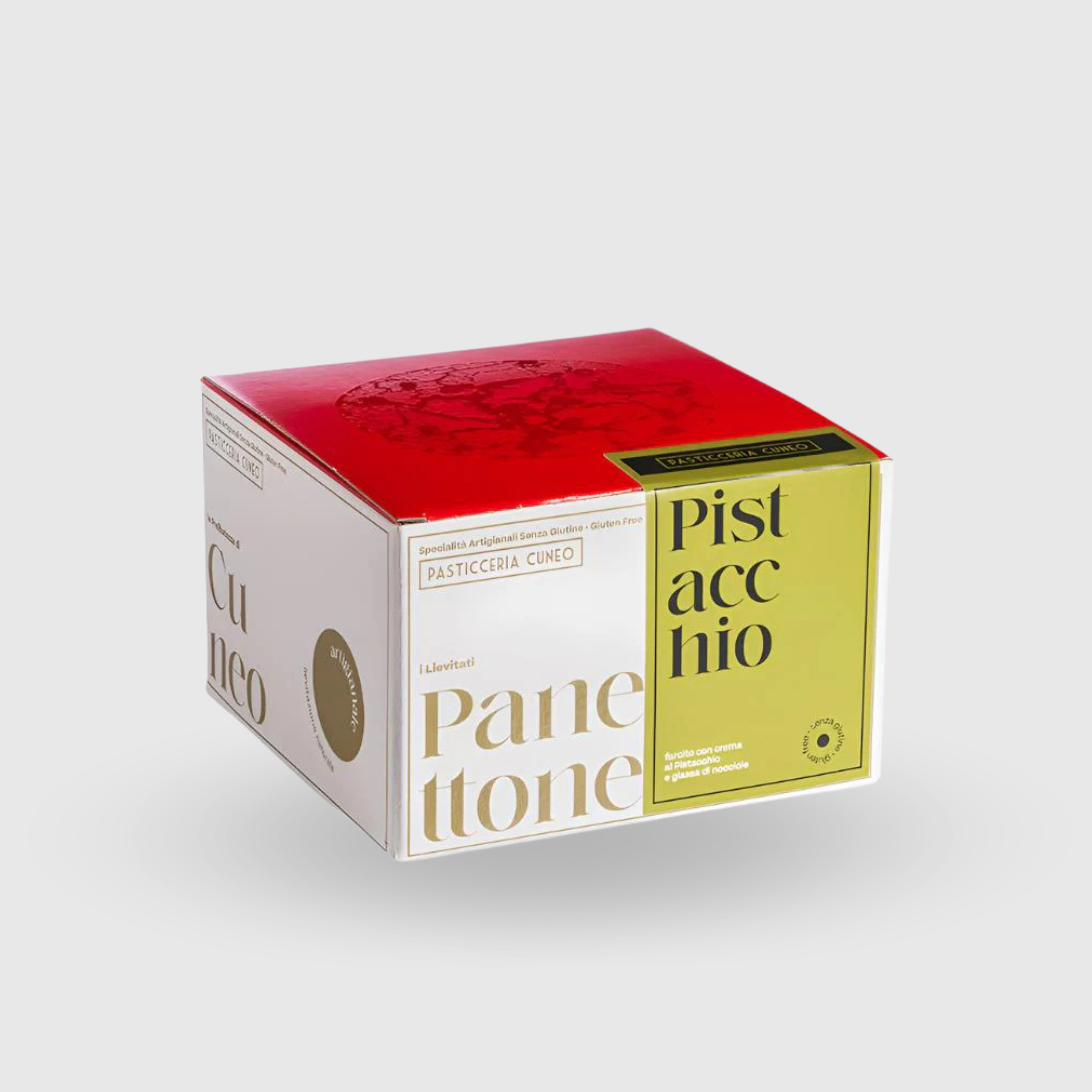 Artisan Panettone Filled with Pistachio Gluten Free Pastry Cuneo 600g