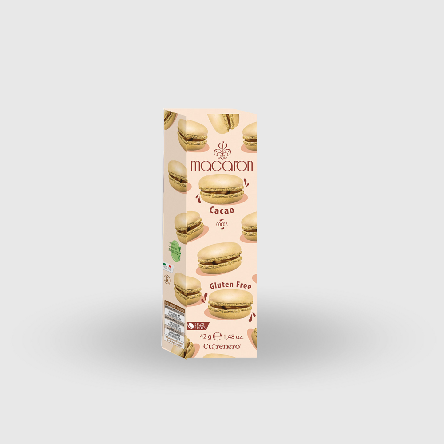 Cuorenero Gluten-Free Persimmon Macaron 42g