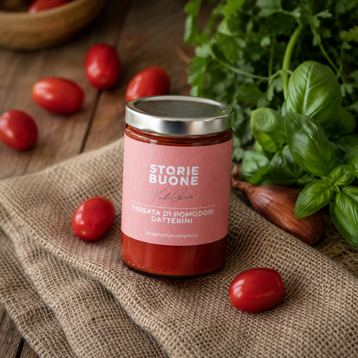 Passata di Pomodoro Datterino Nichel Free Senza Glutine Valgiò 310g