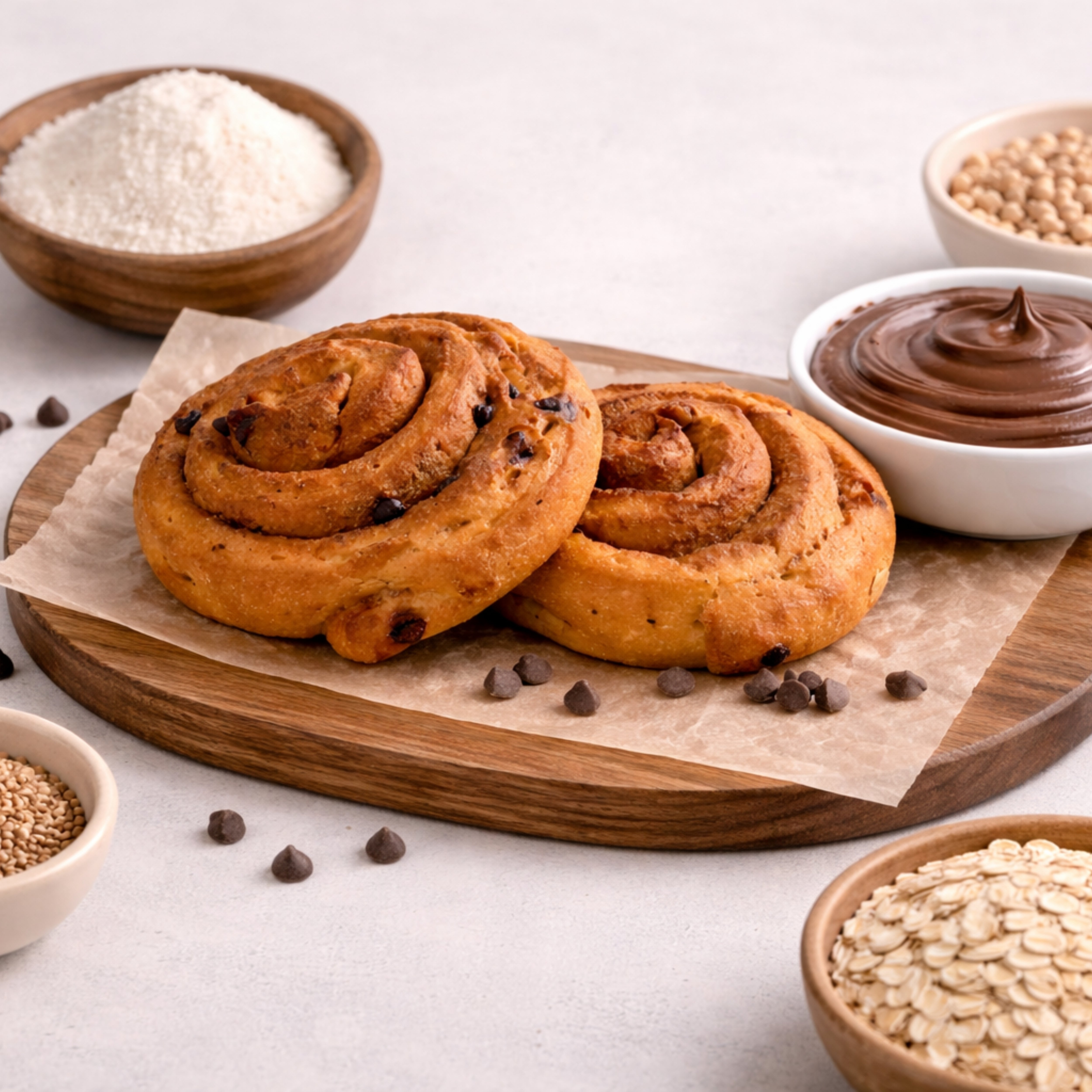 Cinnamon Rolls con Gocce di Cioccolato Senza Glutine Forno di Grazia 180g