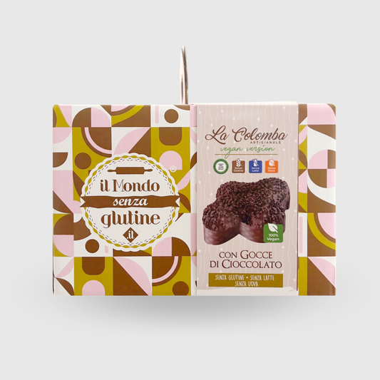 Colomba Artigianale VEGAN con Gocce di cioccolato fondente