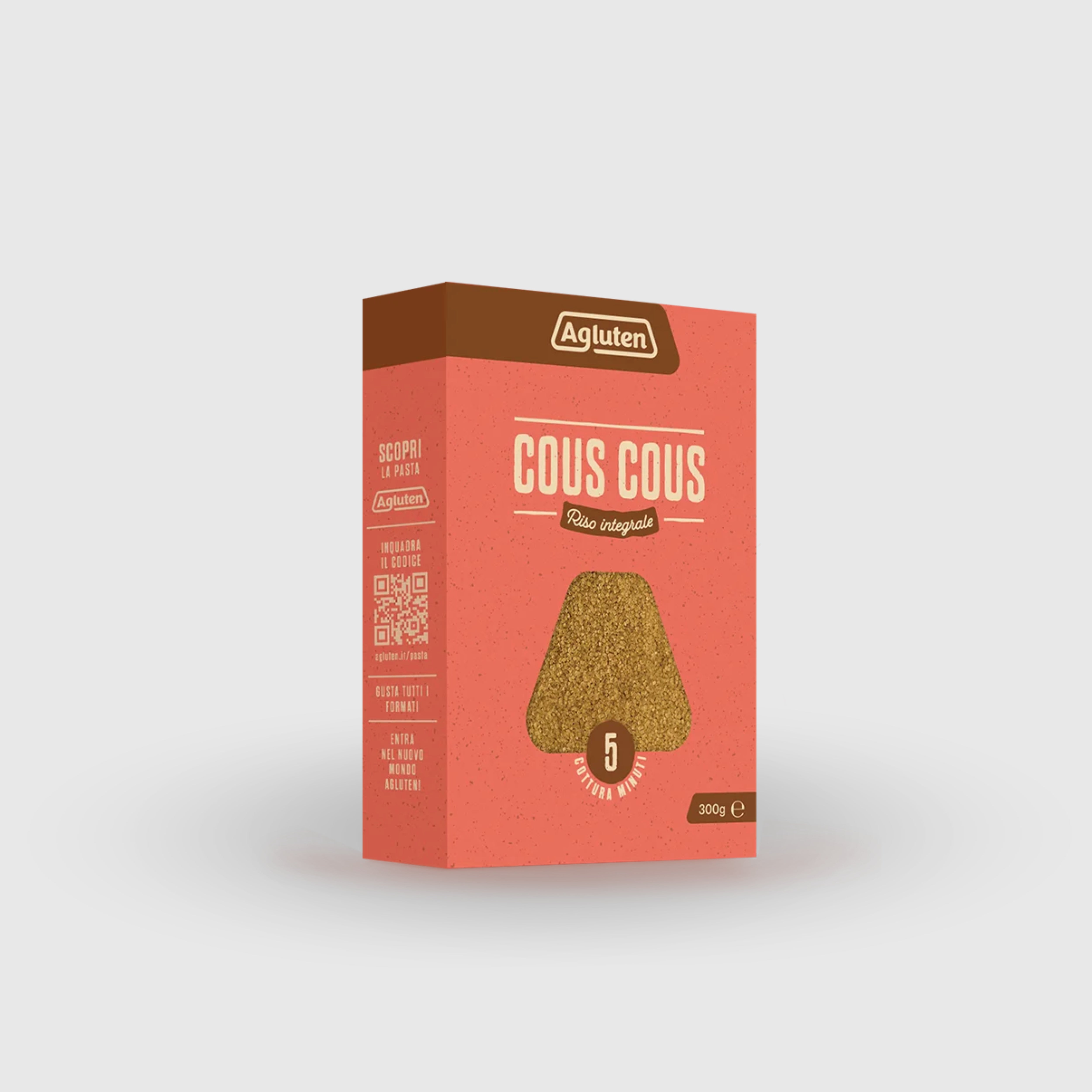 Glutenfreier Vollkornreis-Couscous Agluten 300g