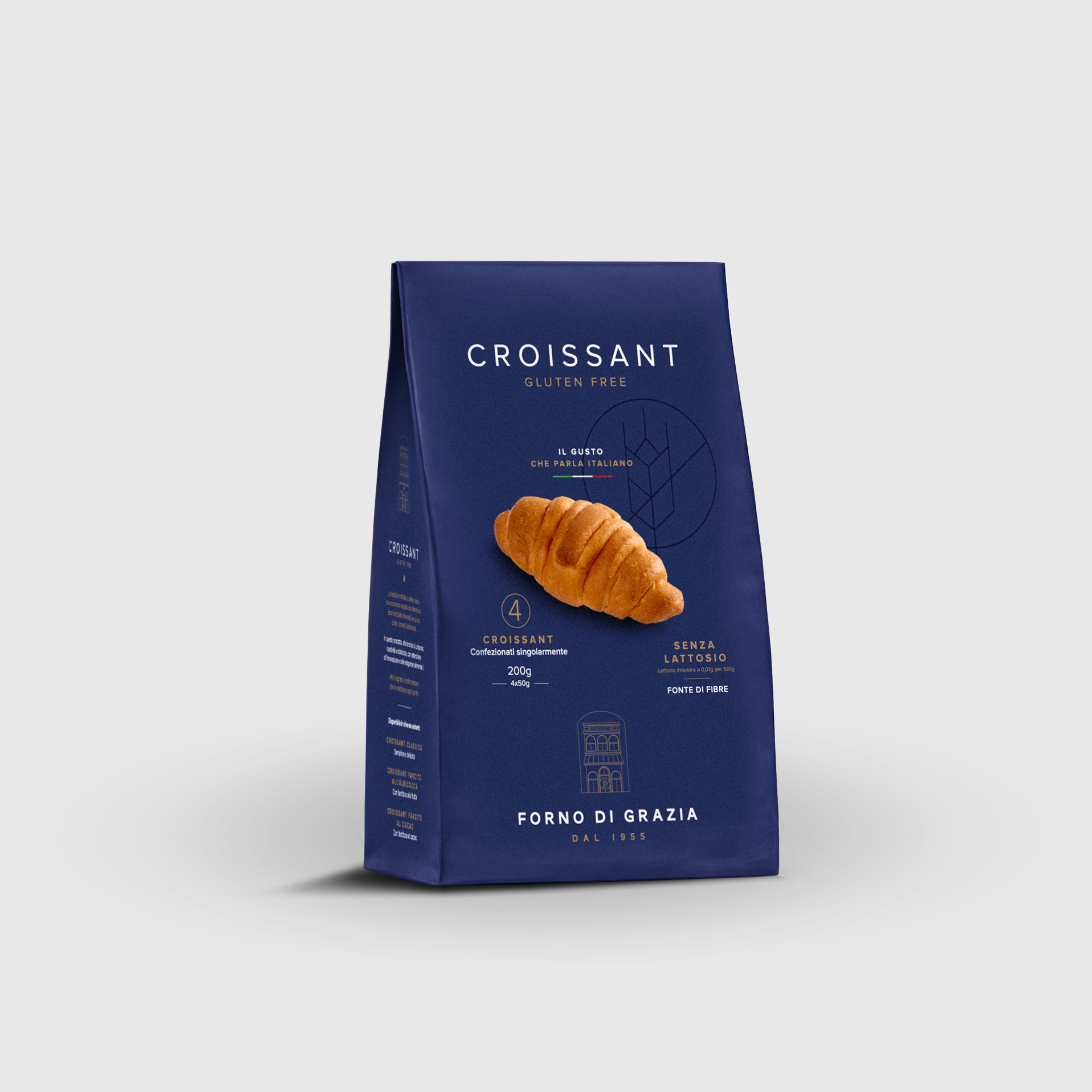 Croissant Senza Glutine e Senza Lattosio Forno di Grazia 200g
