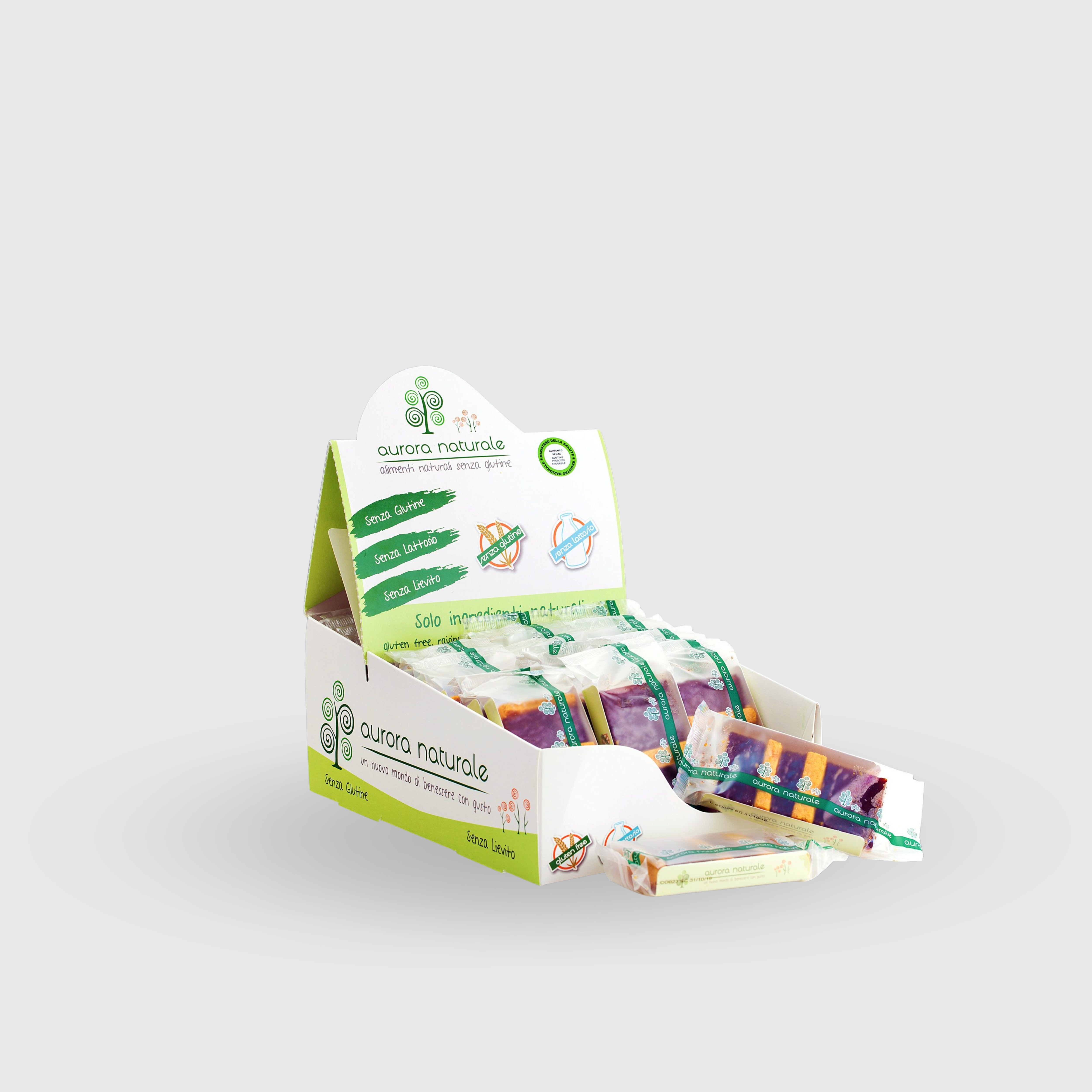 Crostatina ai Frutti di Bosco Senza Glutine e Senza Lattosio Aurora Naturale 54g