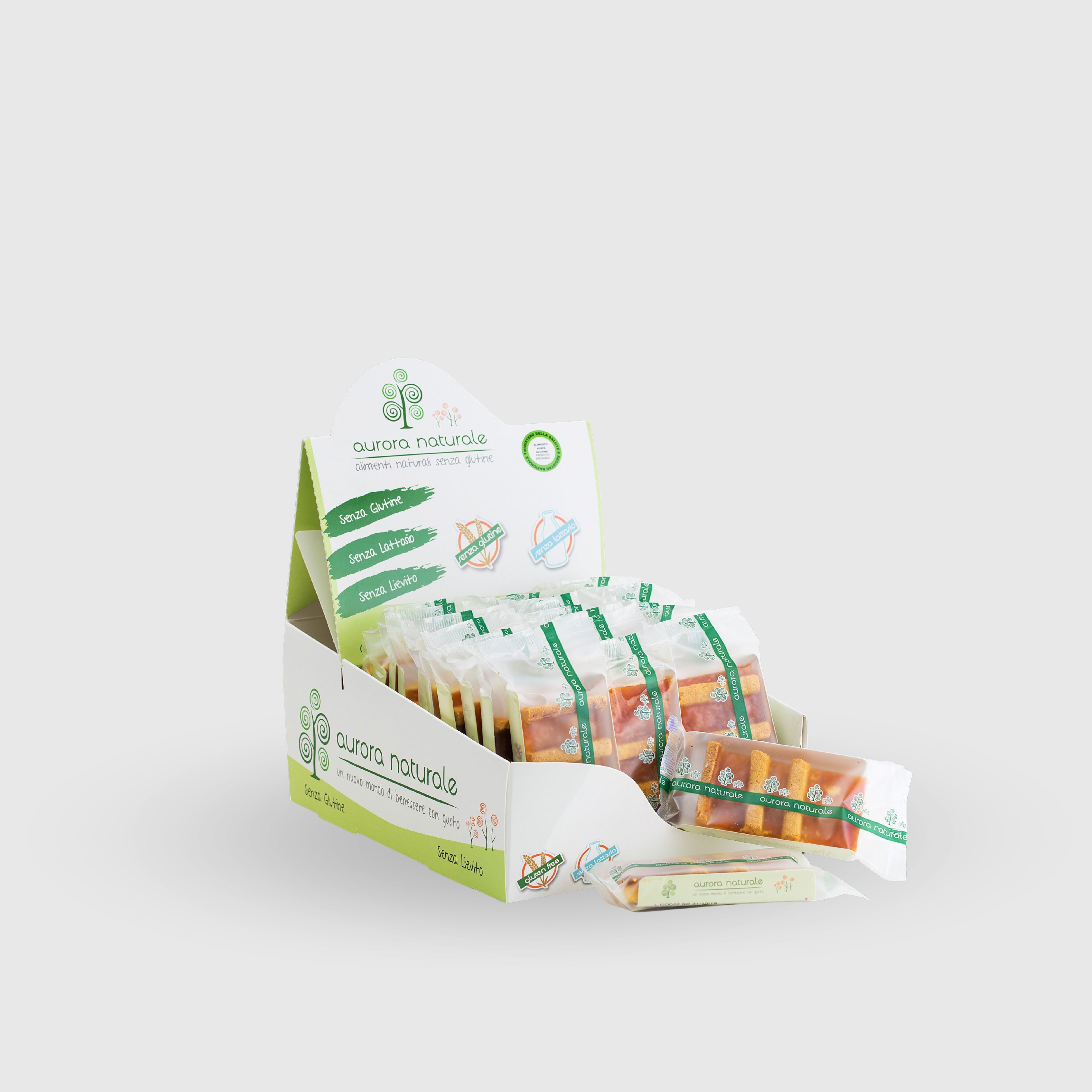 Crostata all’Albicocca Senza Glutine e Senza Lattosio Aurora Naturale 54g