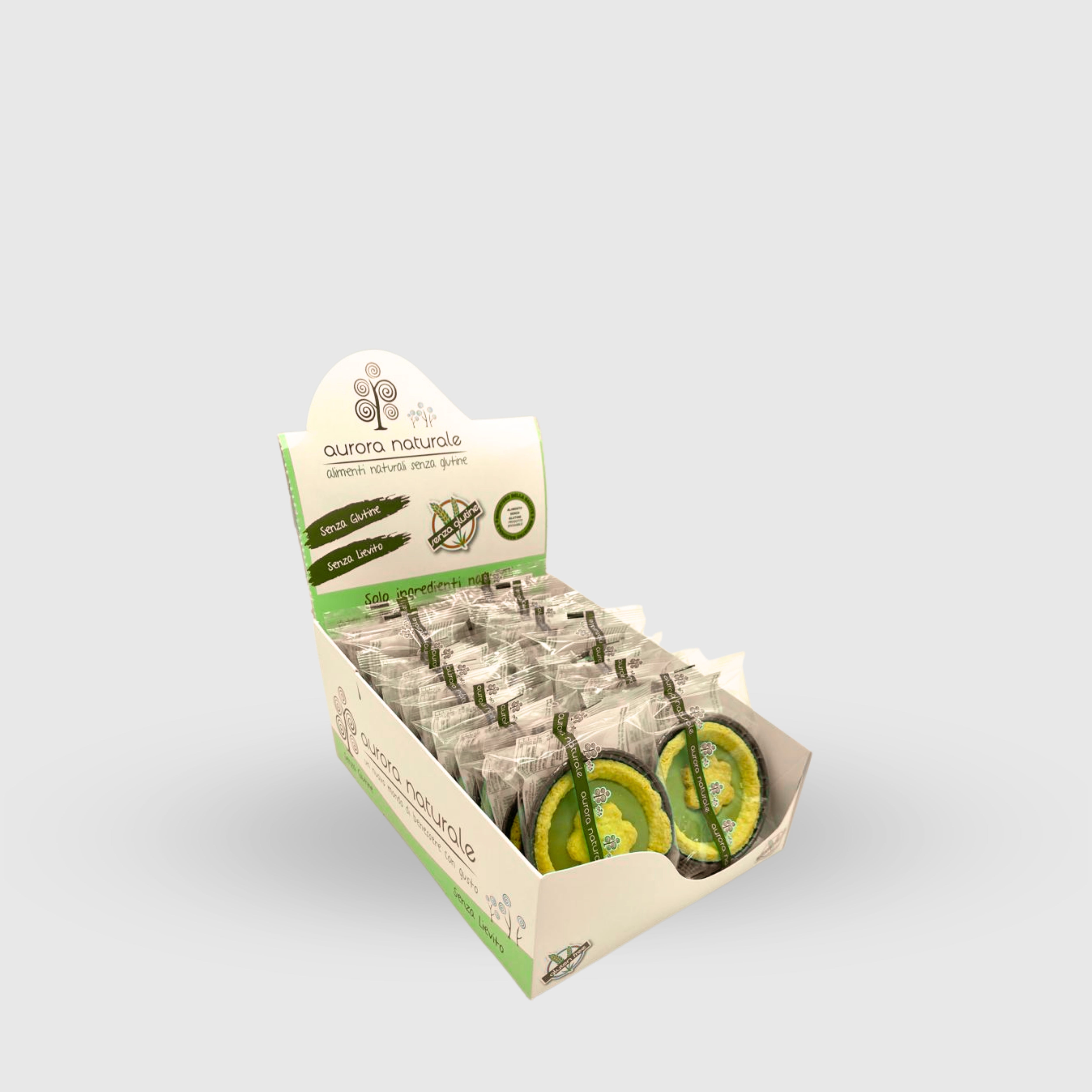 Crostatina monodose al Pistacchio Senza Glutine Aurora Naturale 55g
