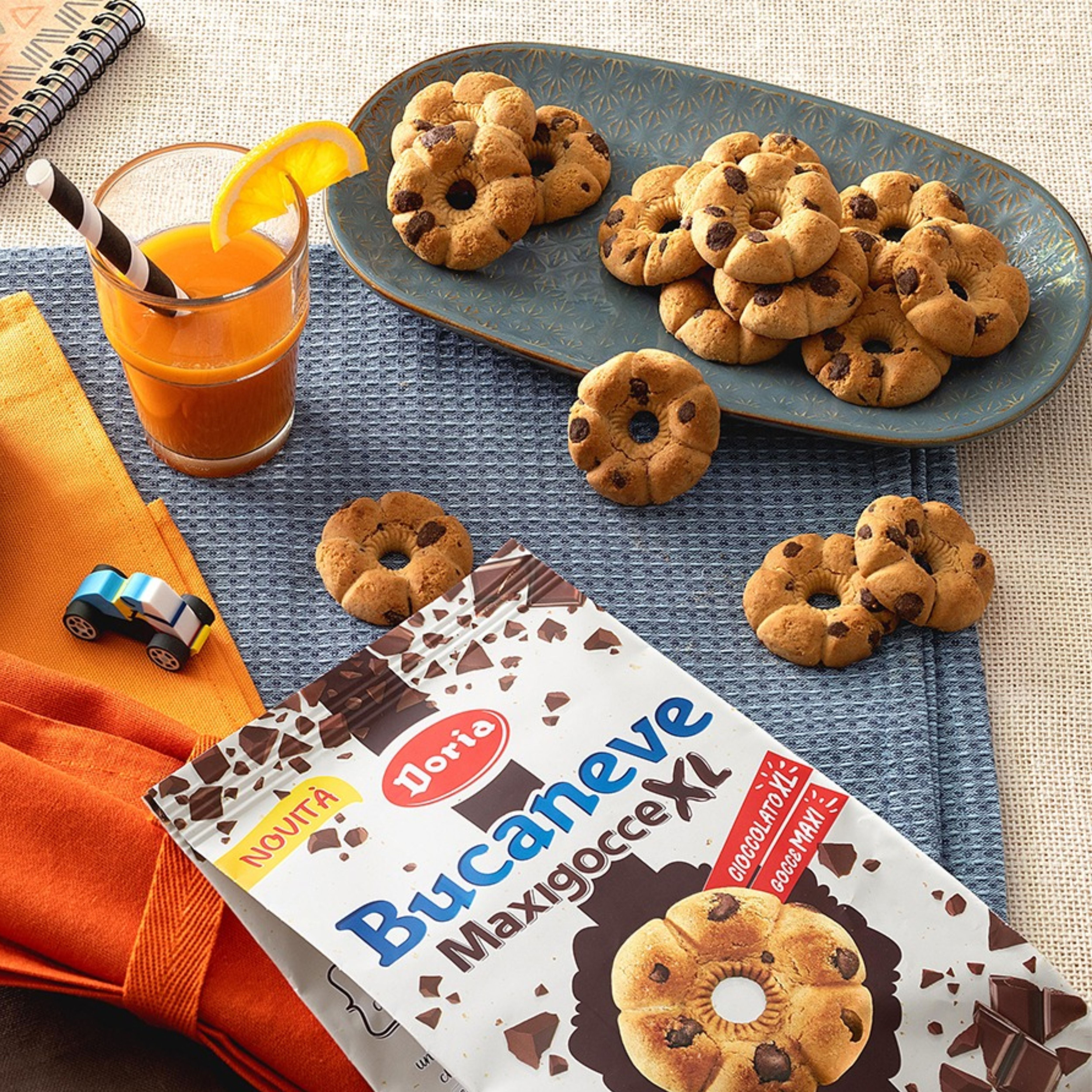 Bucaneve con Gocce di Cioccolato Senza Glutine Doria 200g