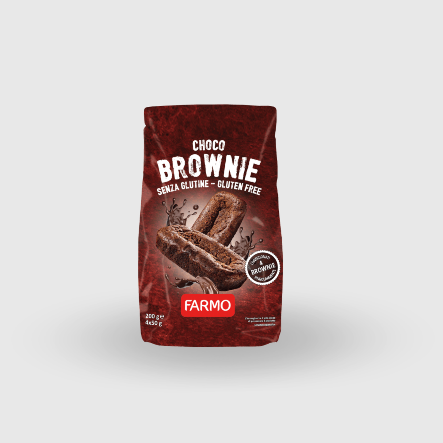Farmo Chocolate Brownie Gluten Free 200g (4X50g)