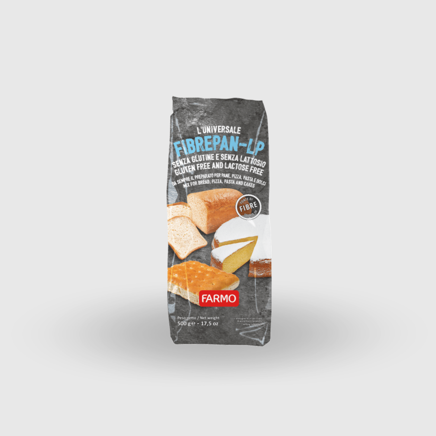 Fibrepan Farina Low Protein universale Senza Glutine e Senza lattosio 500g