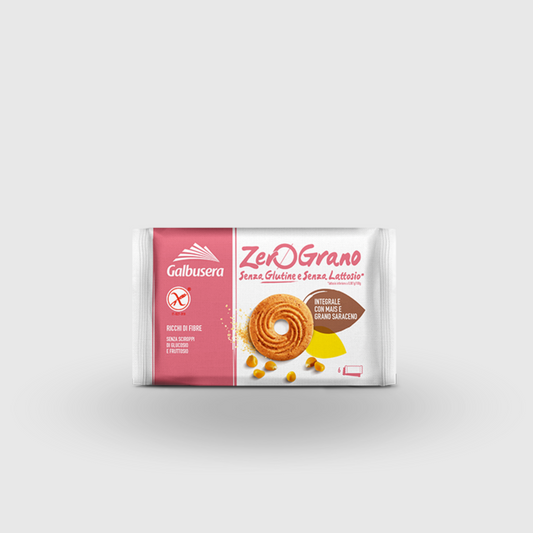 Galbusera Frollini Integrali Zerograno 220g Gluten Free and Lactose Free