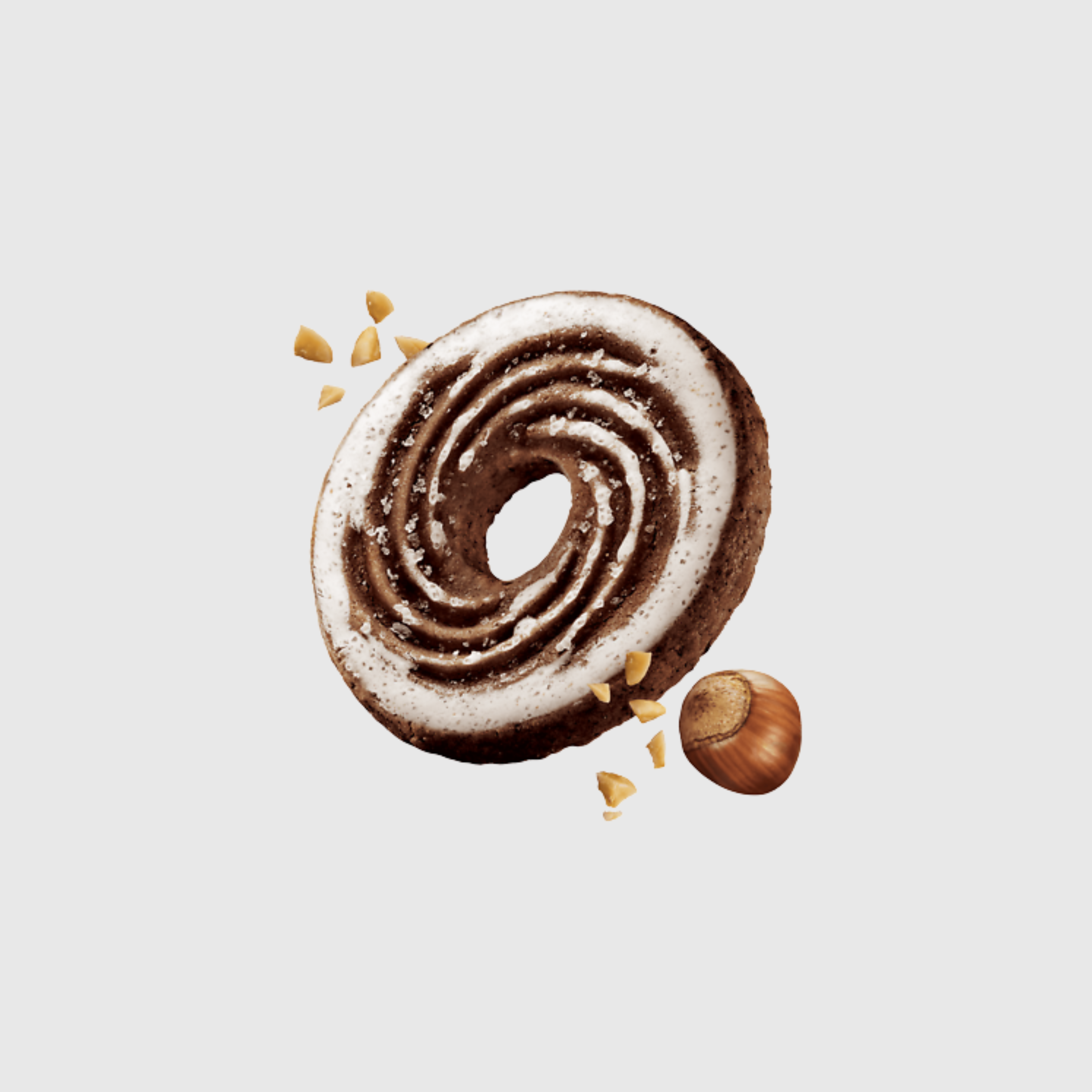 Galbusera Cocoa and Hazelnut Biscuits Zerograno 220g Gluten Free and Lactose Free