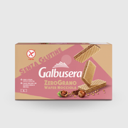 Galbusera Wafer con Crema di Nocciole Zerograno 180g Senza Glutine e Senza Lattosio