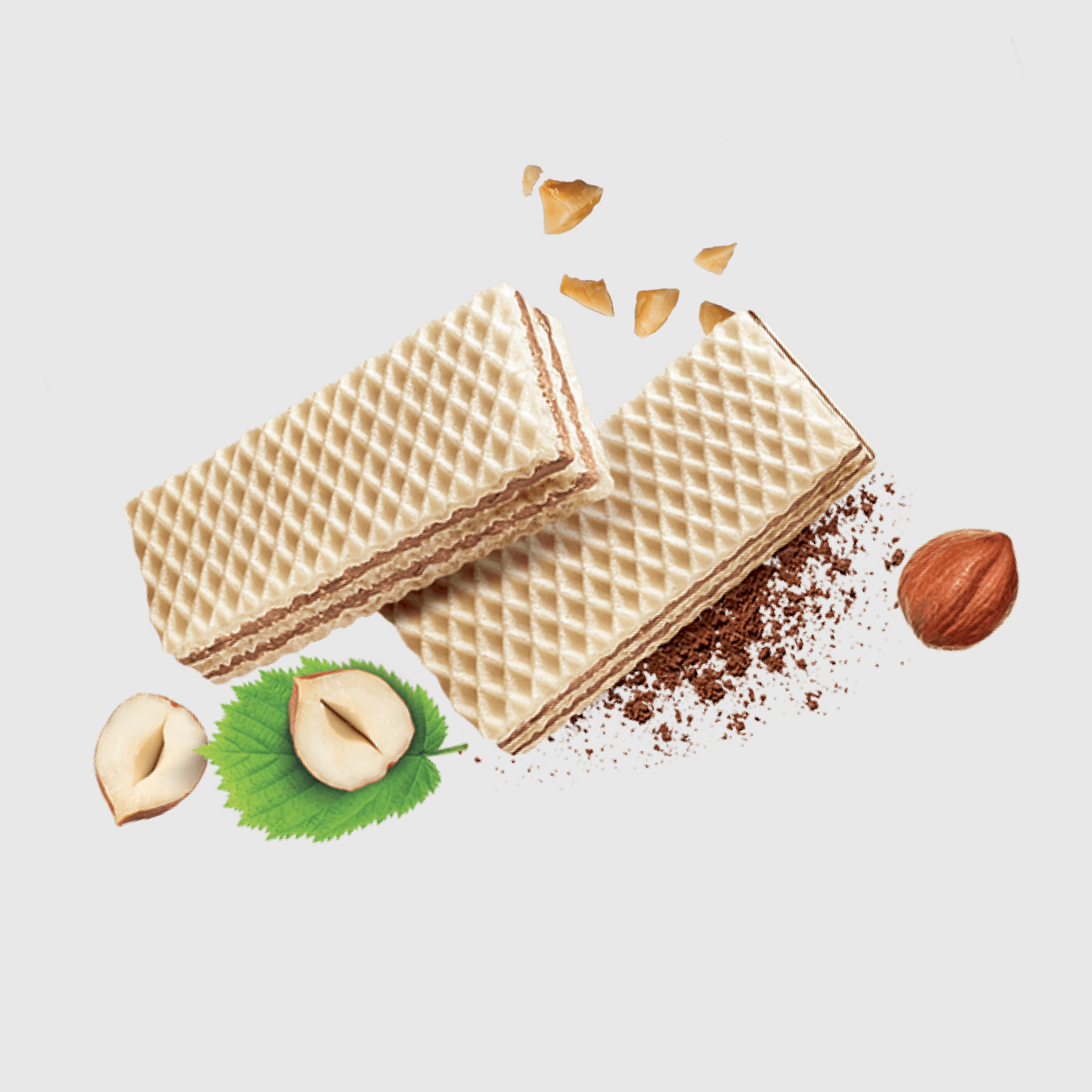 Galbusera Wafer con Crema di Nocciole Zerograno 180g Senza Glutine e Senza Lattosio