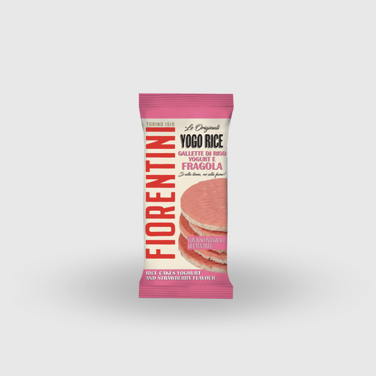 Rice cakes covered Yogurt and Strawberry 100g Gluten Free