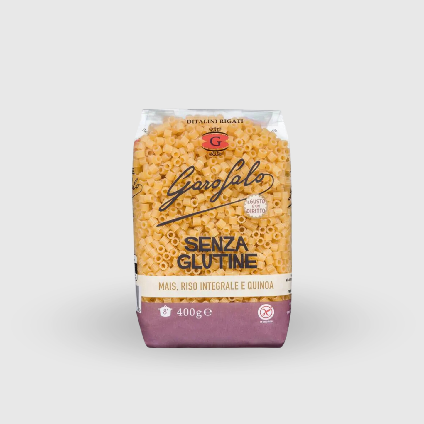 Ditalini rigati Garofalo Gluten Free 400g