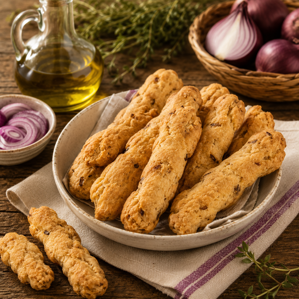 Grissotti alla cipolla Senza Glutine 200g