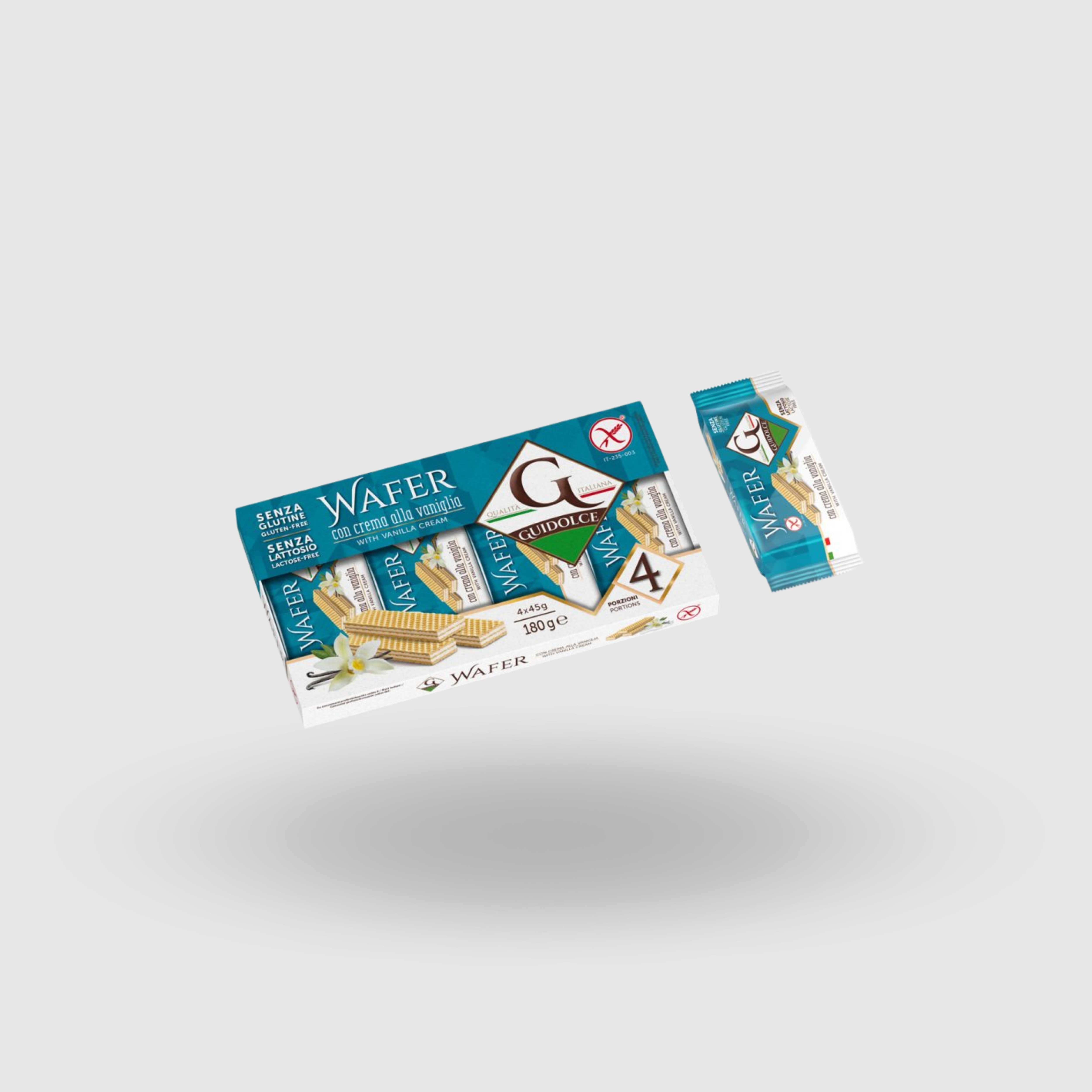 Wafer Vanilla MultiPack Gluten Free 180g (4x45g)