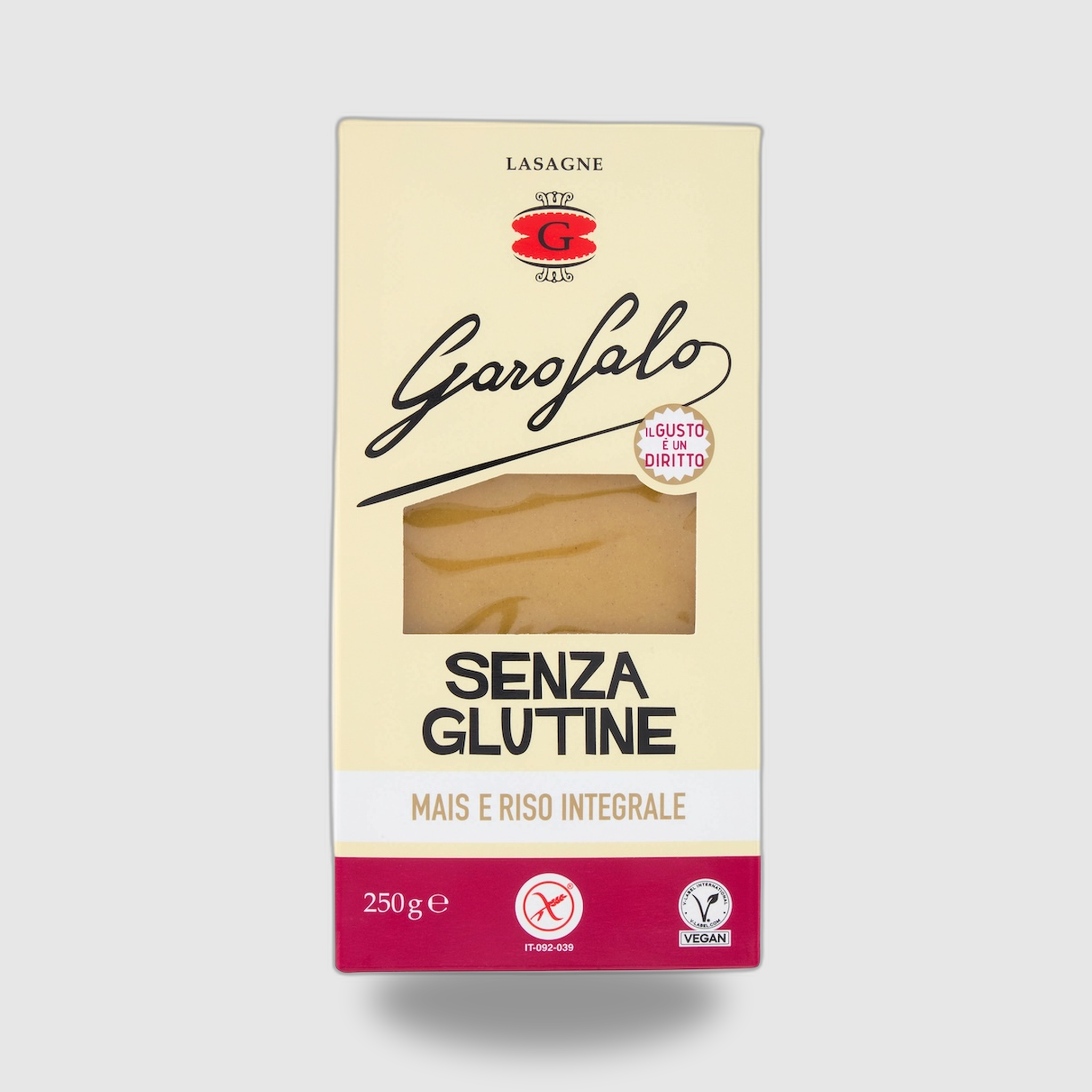 Lasagne Garofalo Senza Glutine 250g - nuovo pack mais e riso integrale