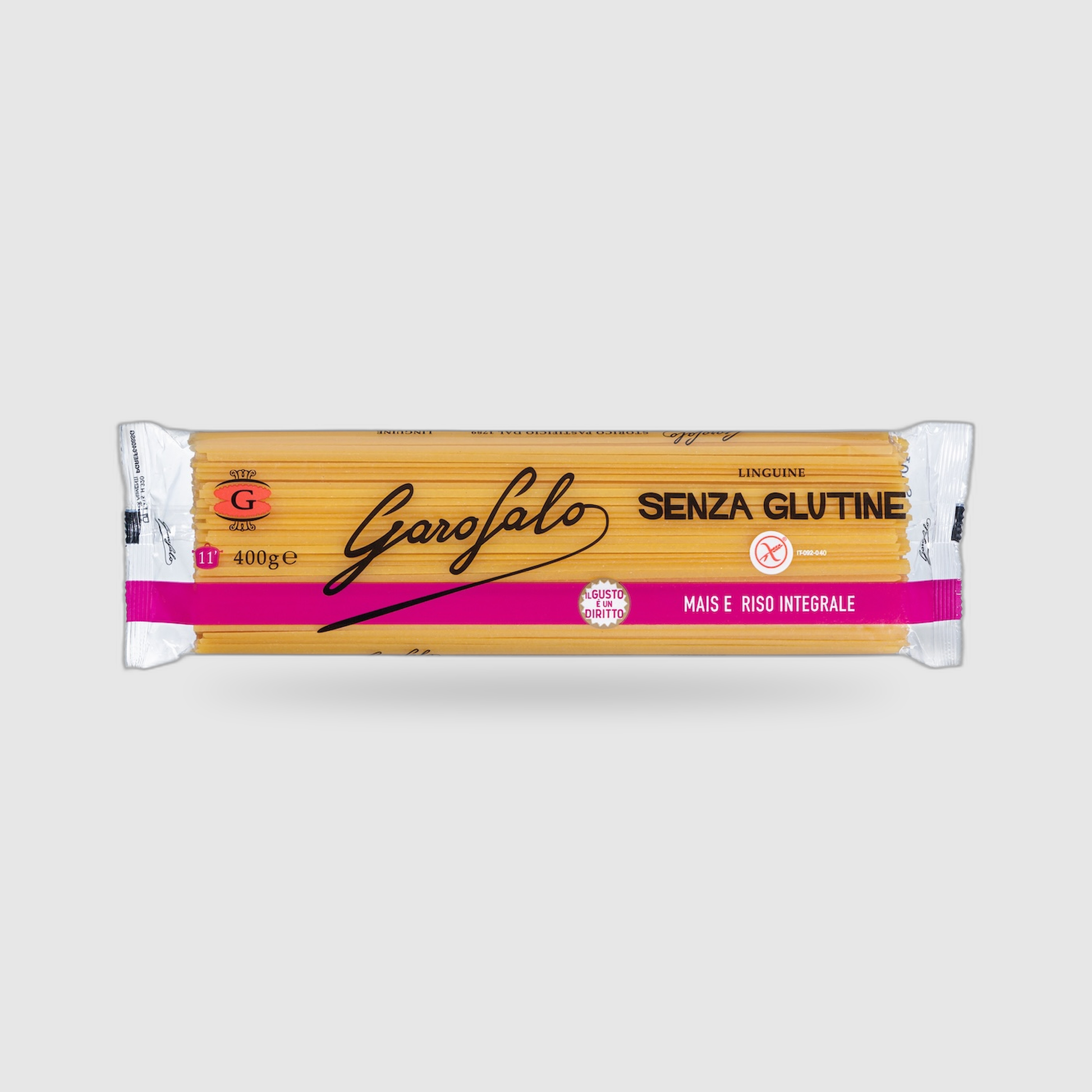 Linguine Garofalo Senza Glutine 400g - nuovo pack mais e riso integrale