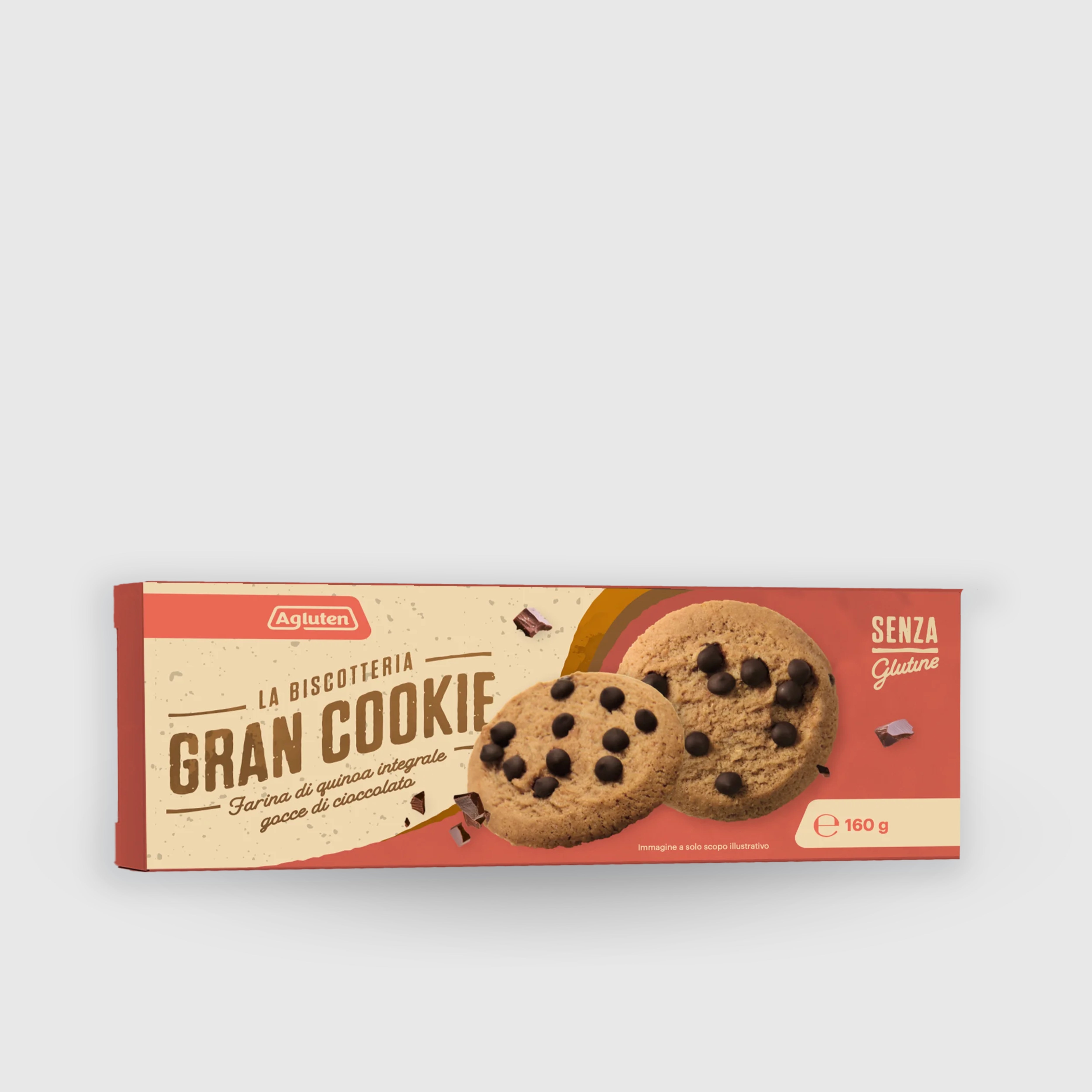 Gran Cookie wholemeal quinoa flour chocolate chips Gluten Free 160g