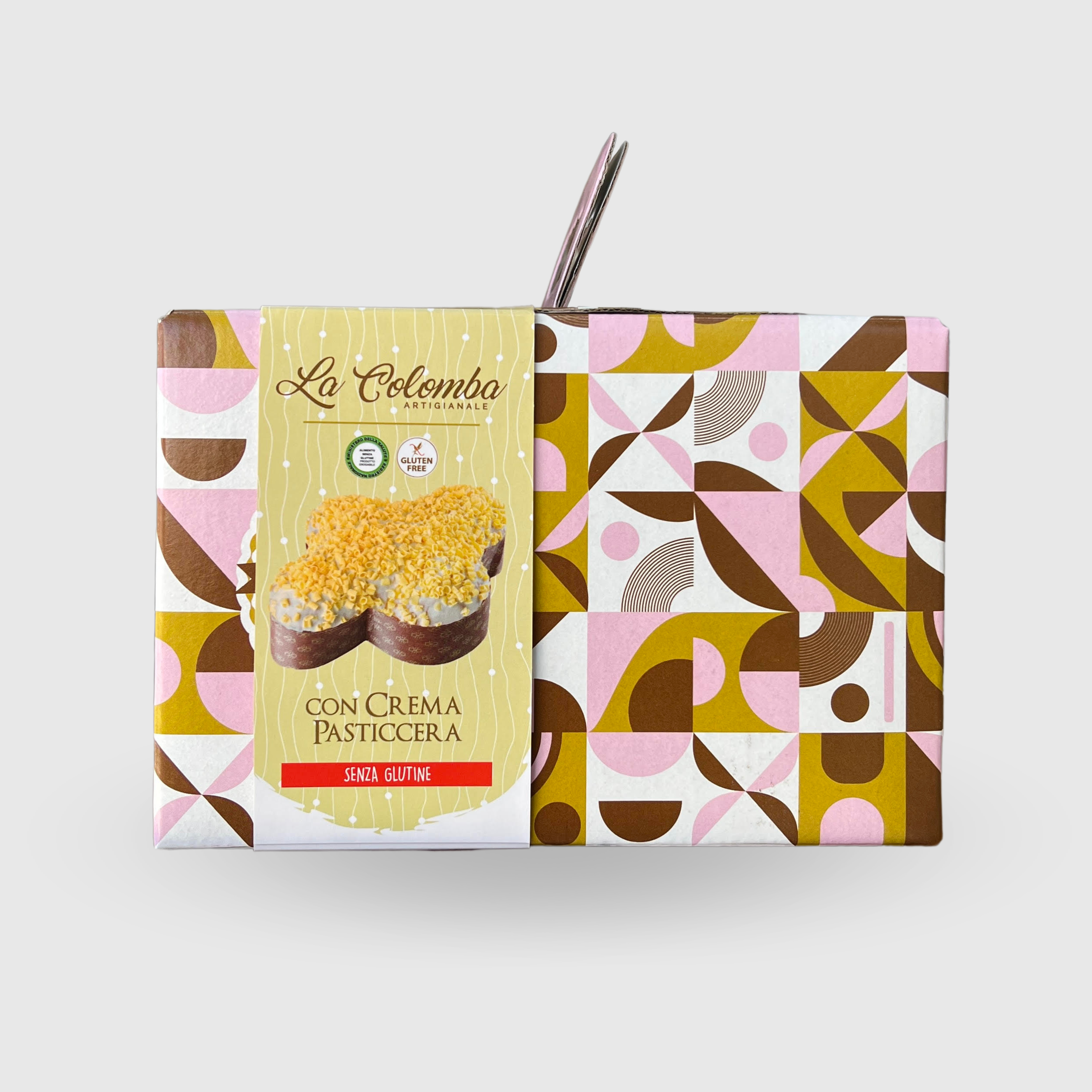 Colomba Artigianale con Crema Pasticcera Senza Glutine Il Mondo Senza Glutine 500g