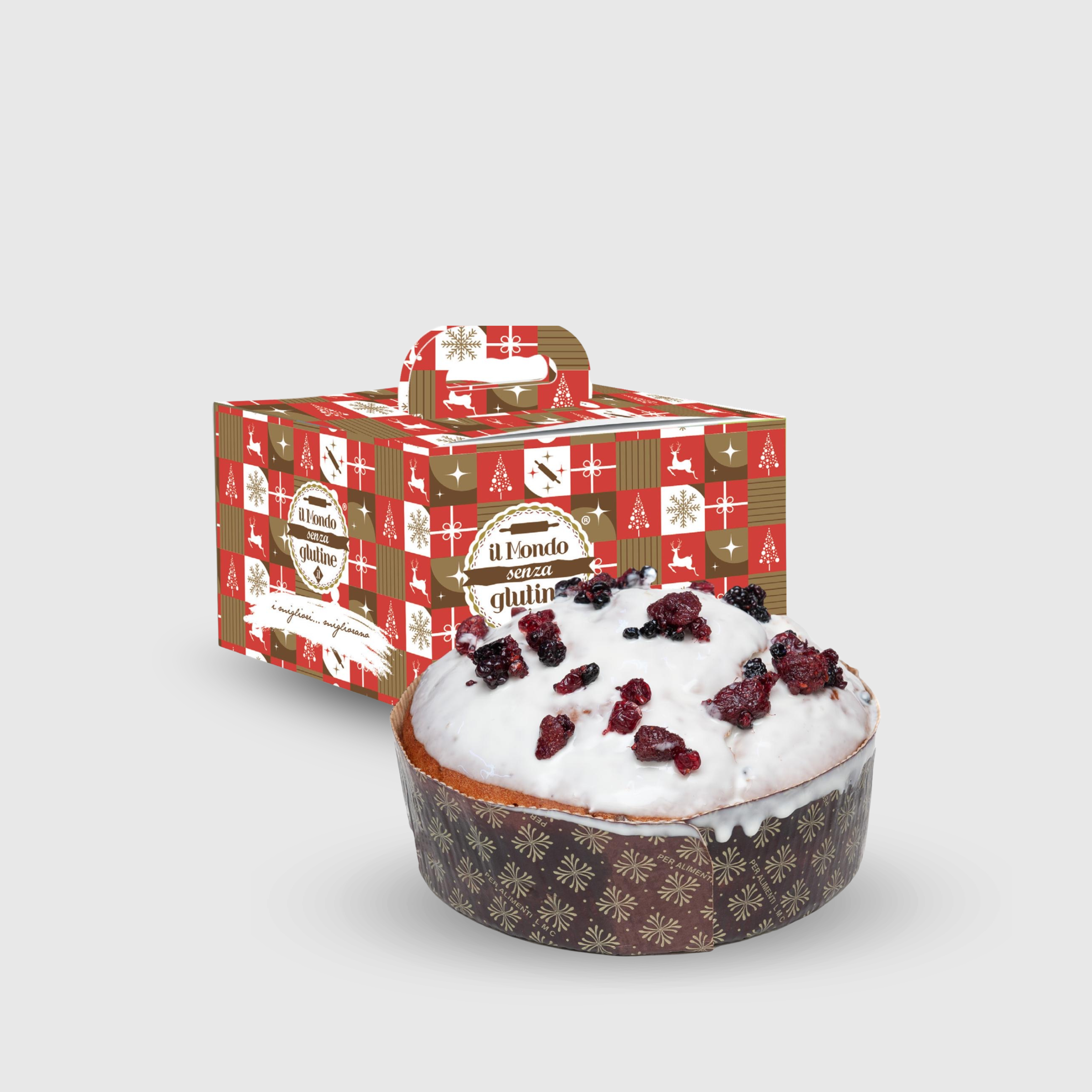 Artisanal 5-Grain Panettone with Gluten-Free Berries 500g