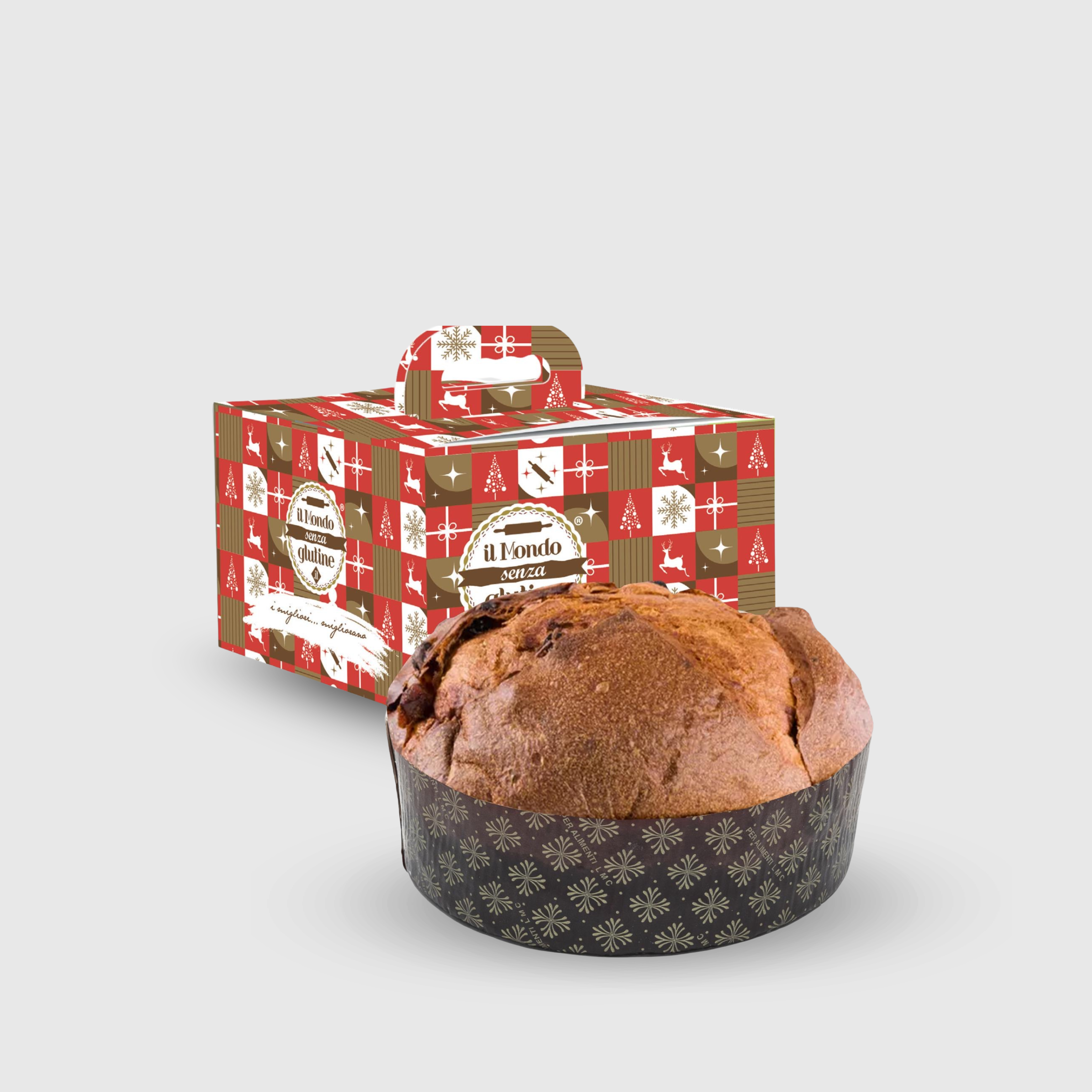 Classic Panettone with Raisins and Candied Fruit Gluten-Free and Dairy-Free 500g