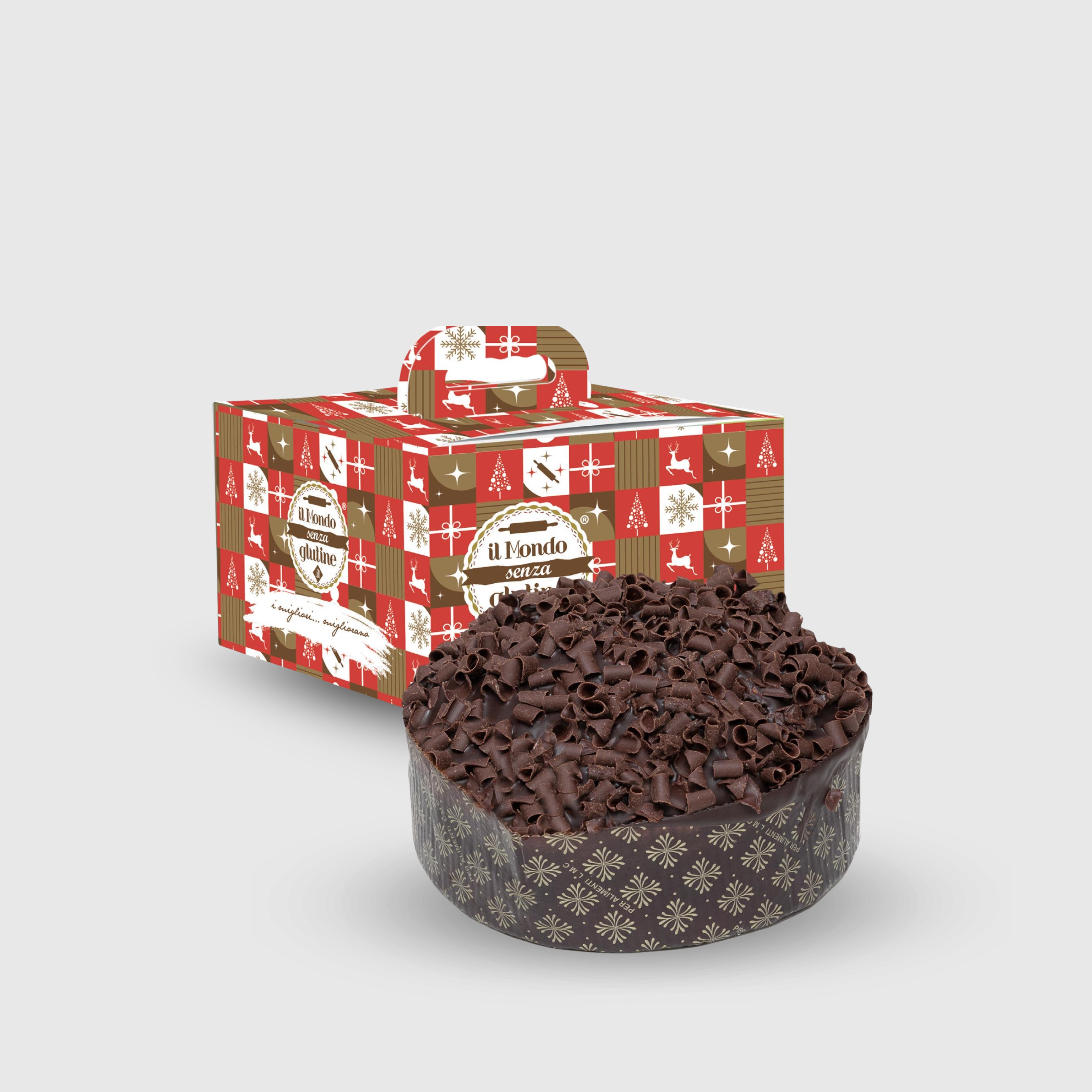 Panettone with dark chocolate chips, gluten-free, 500g