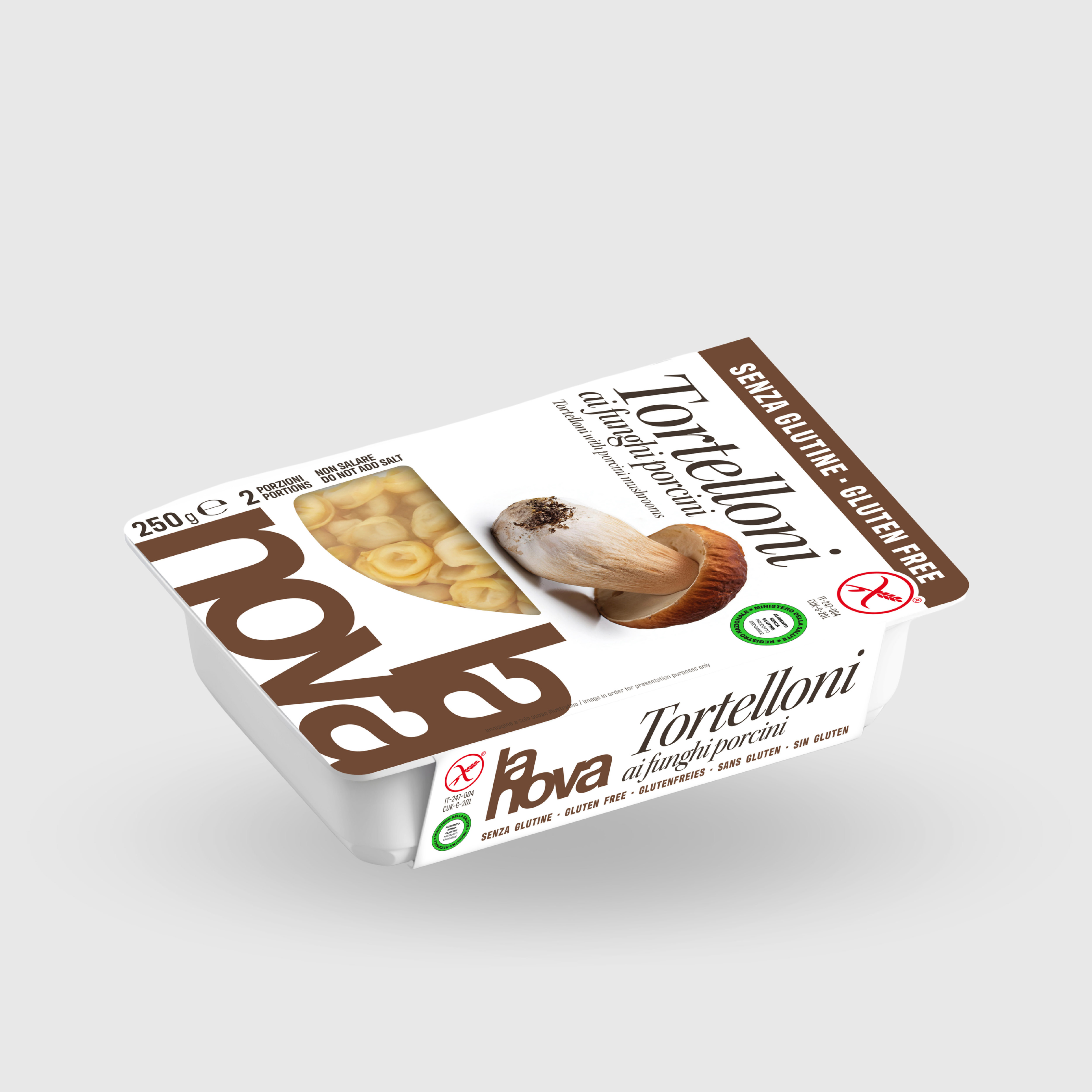 Tortellini mit Steinpilzen Glutenfrei La Nova 250g