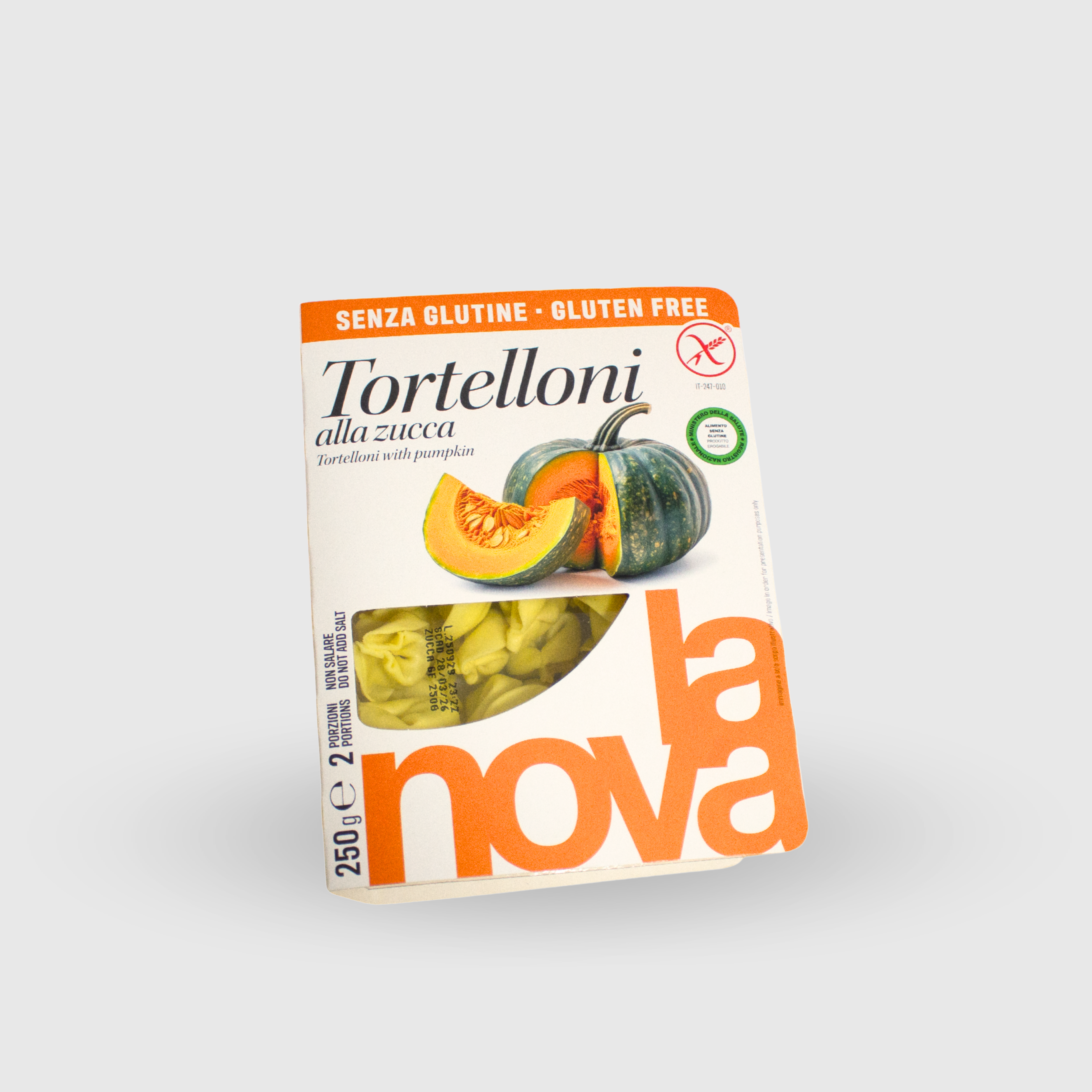 Tortelloni mit Kürbis Glutenfrei La Nova 250g
