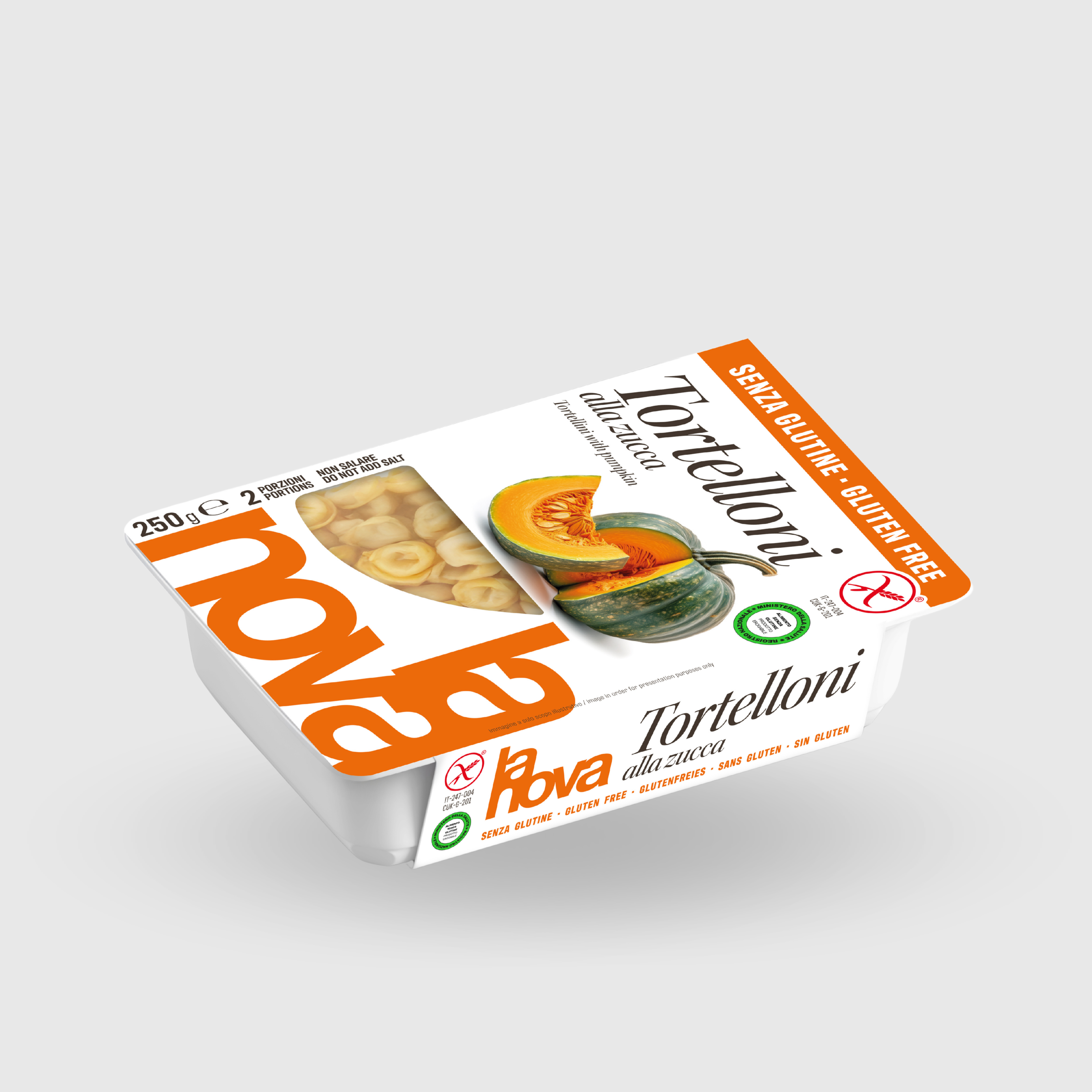 Tortelloni alla Zucca Senza Glutine La Nova 250g