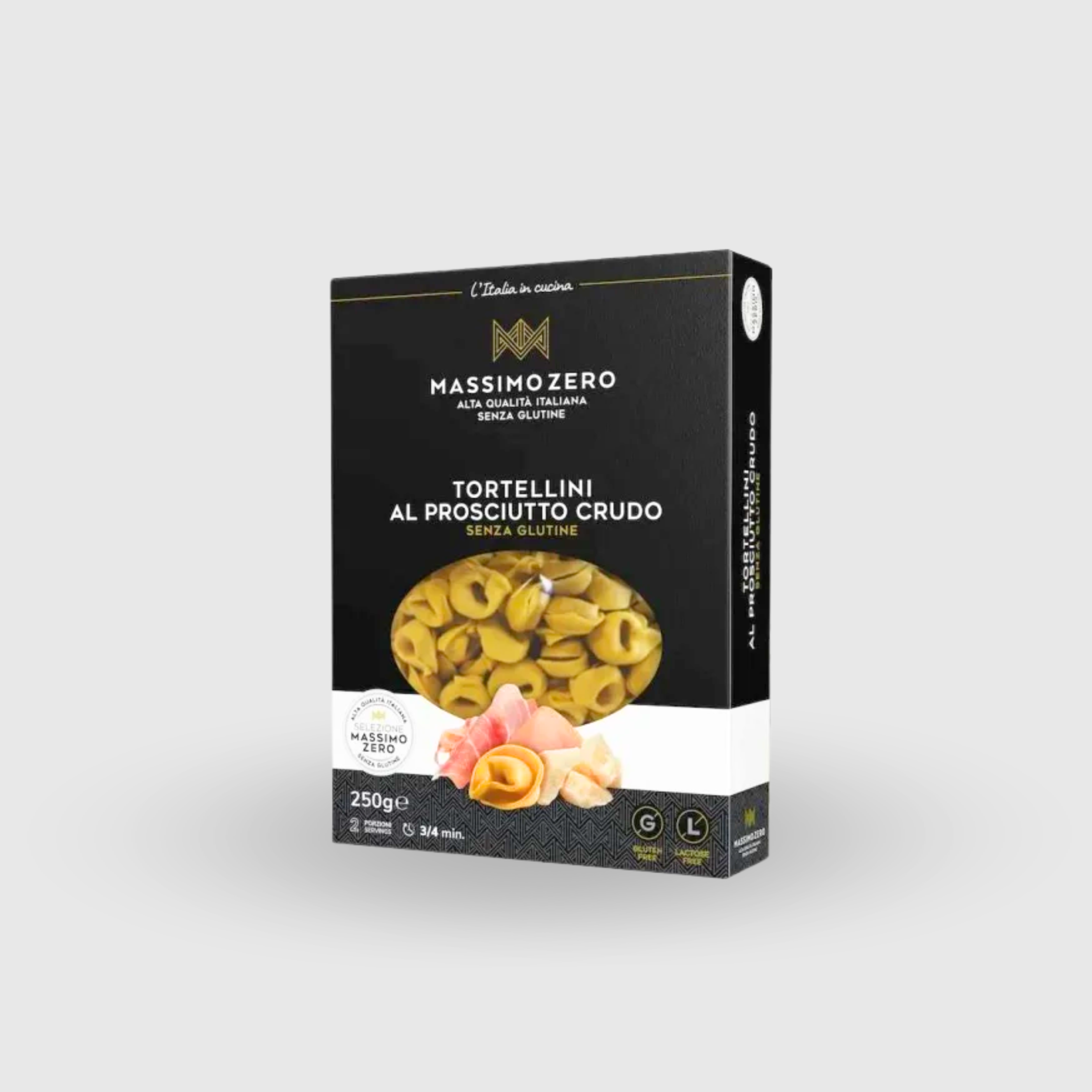 Tortellini au jambon cru, sans gluten Massimo Zero 250g