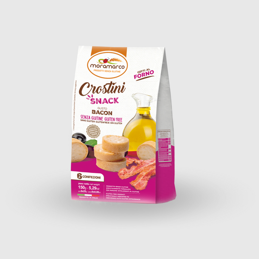 Vegan Bacon Snack Croutons and Gluten Free 150G (6X25G)