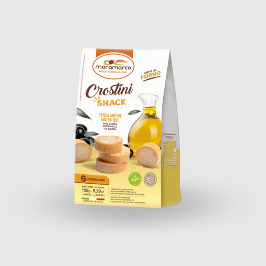 Classic Snack Croutons with Vegan Extra Virgin Olive Oil and Gluten Free 150G (6X25G)