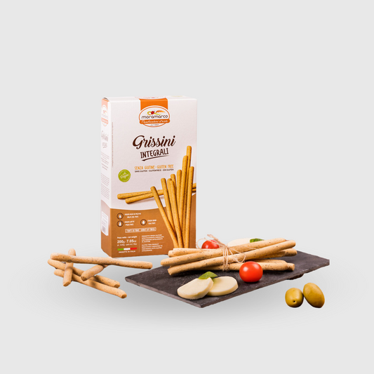 Vegan Extra Virgin Oil Whole Wheat Breadsticks and Gluten Free 200g (4X50g)