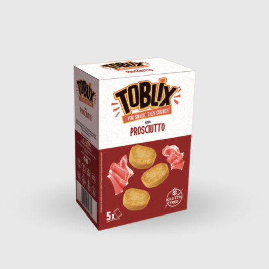 Toblix Crostini gusto Prosciutto Senza Glutine Vegani Moramarco 130g