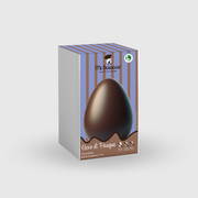 Uovo di Pasqua al Cioccolato Fondente 71% Senza Glutine e Senza Latte Vegano Mr Sciocco 300g