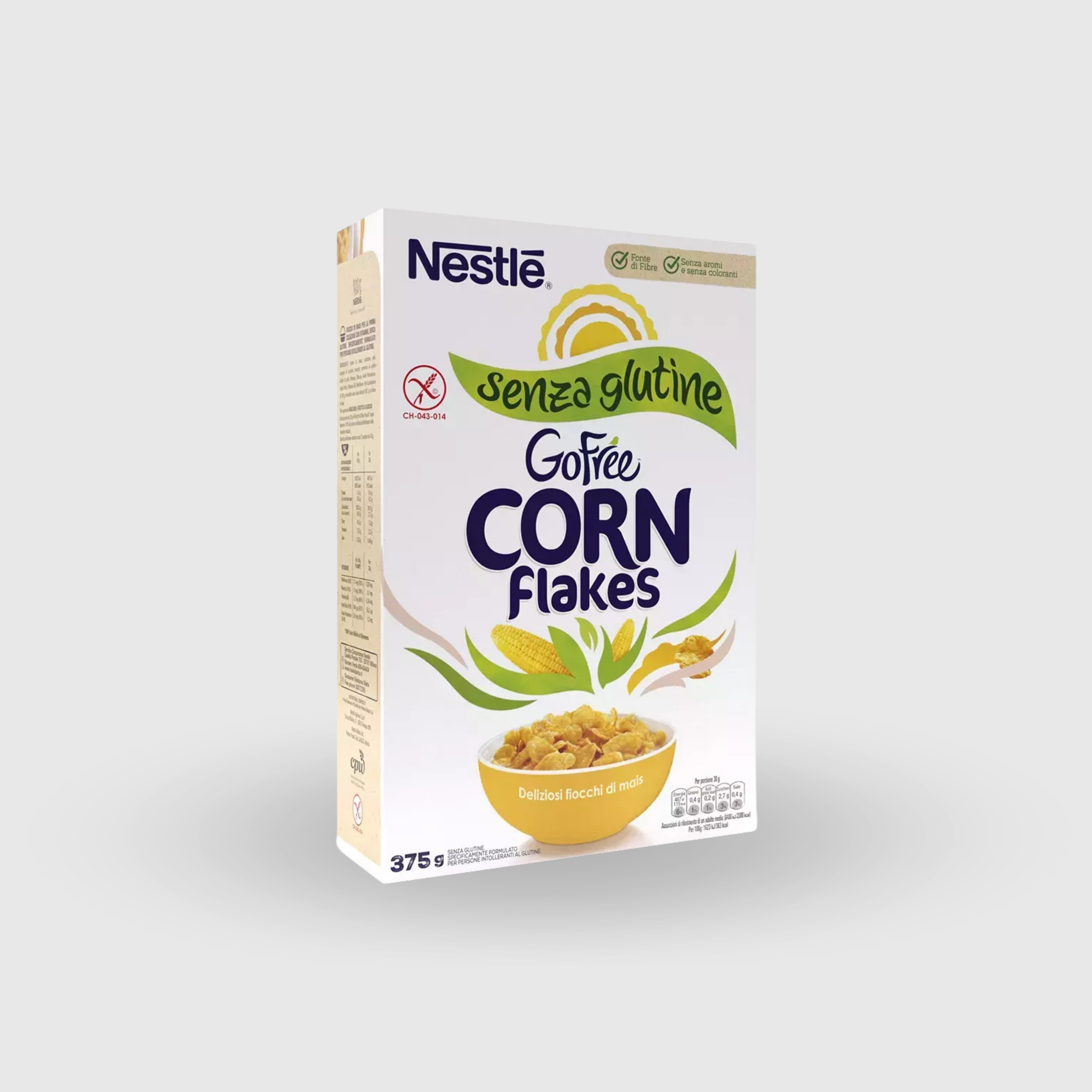 Corn Flakes GoFree Nestlé sans gluten 375 g