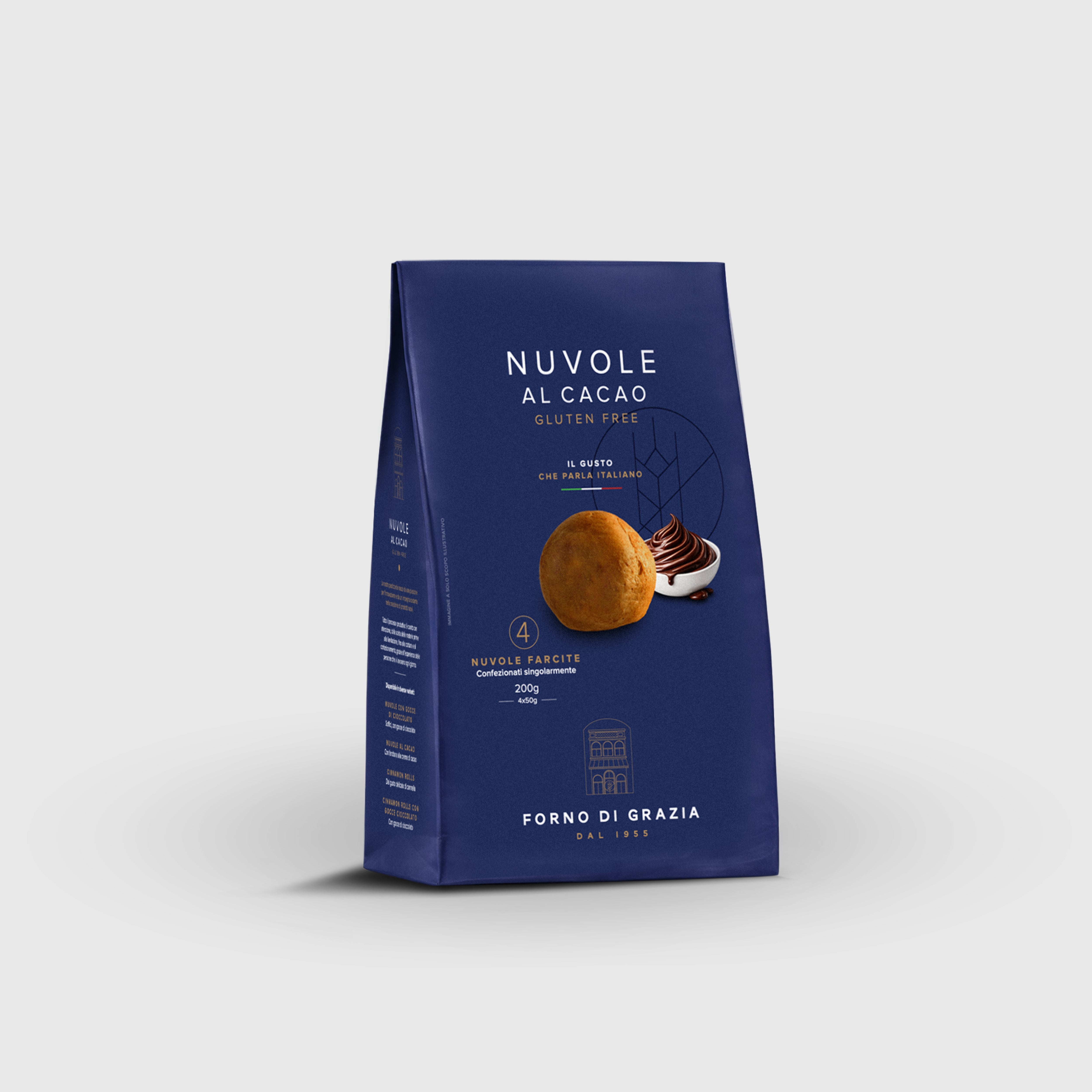 Nuvola al Cacao Senza Glutine Forno di Grazia 200g