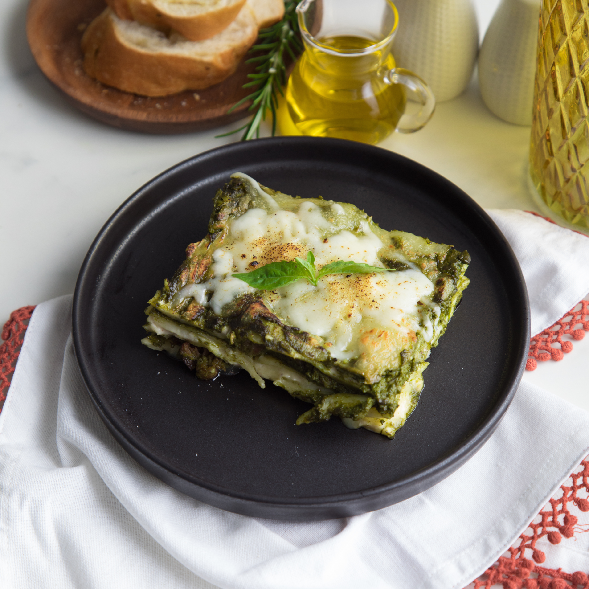 Pâtes à lasagnes vertes sans gluten de Francesca 250 g